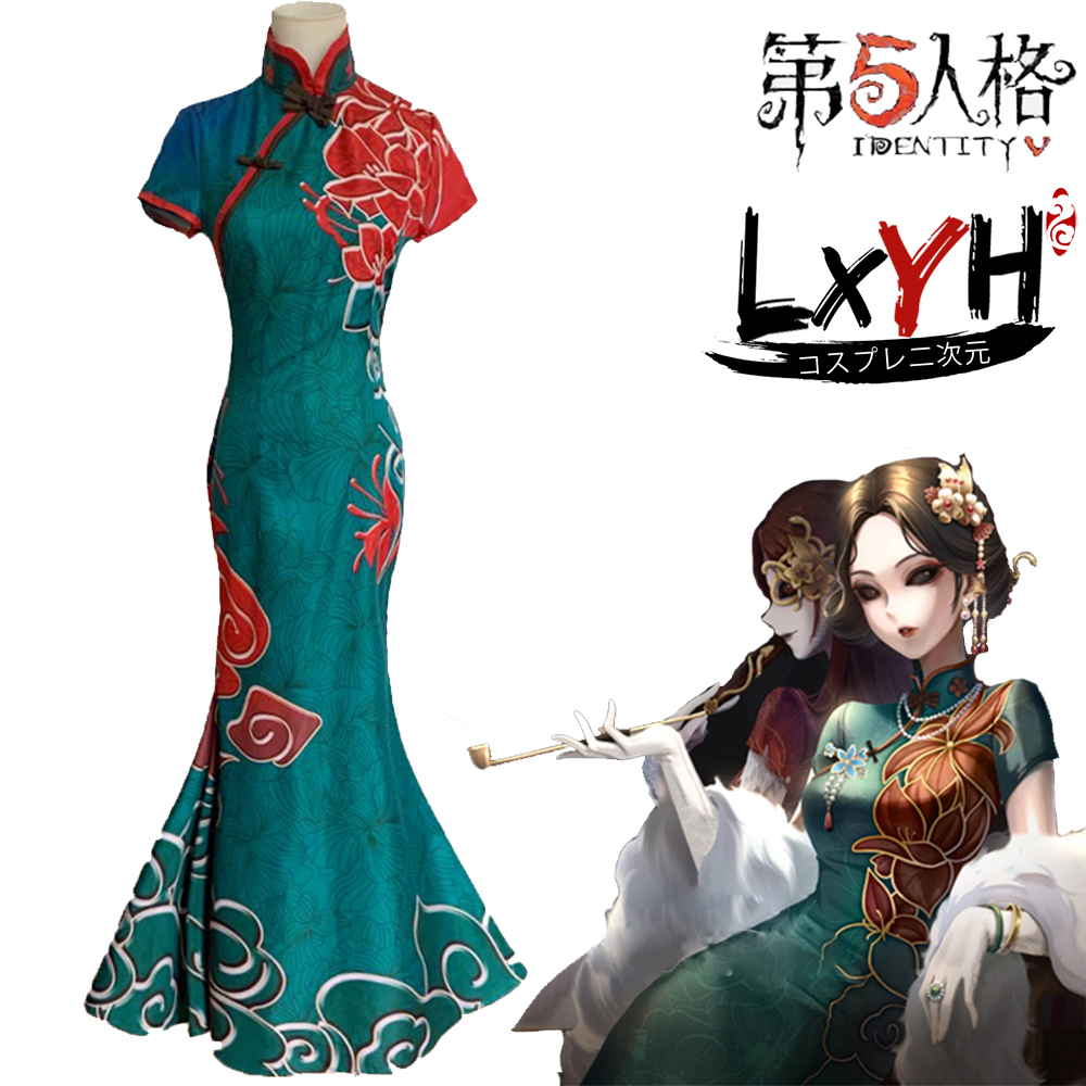 [LXYH- COSER KING] Identity V Crimson Michiko Cosplay เครื่องแต่งกาย Thirteen Niang Cheongsam ชุด qipao Elegant Cheongsam ชุดคอสเพลย์ เครื่องแต่งกายคอสเพลย์ การ์ตูนอะนิเมะ ราคา 862 บาท*ส่งฟรี