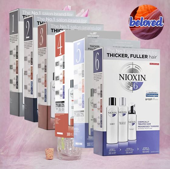 Nioxin Royalty Kit System 1,2,3,4,5,6 (300/300/100 ml) ชุดแชมพู สำหรับคนผมบาง ราคา 1,571 บาท*ส่งฟรี
