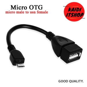 สินค้า สาย OTG Micro USB 2.0 เปลี่ยนโทรศัพท์ ให้เป็นดั่งคอมพิวเตอร์ ใช้กับ Android ยาว 14 cm (Black)