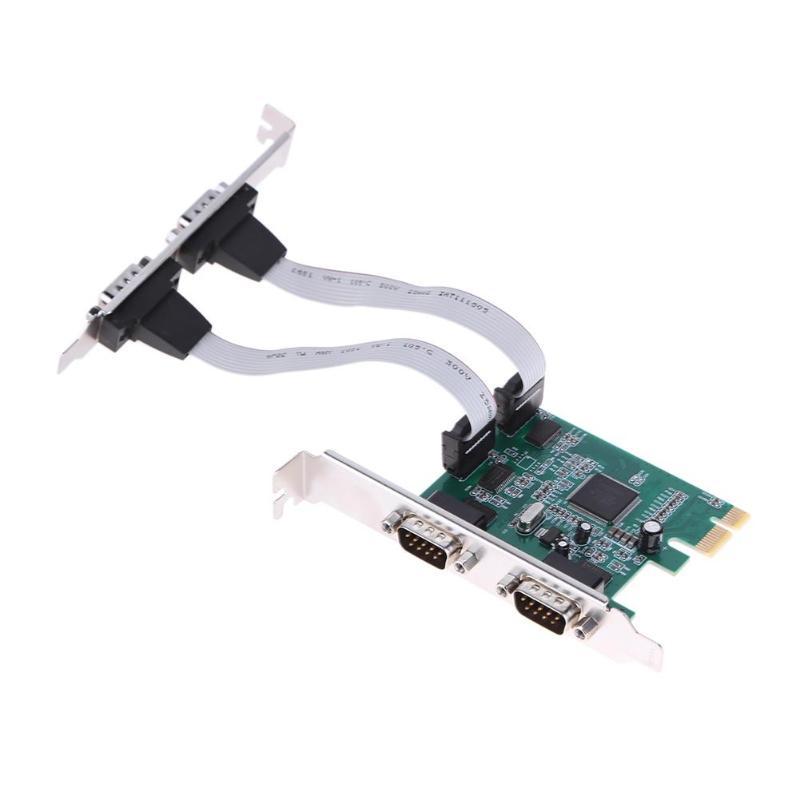 Pci-E To 4 Serial Port Expansion Card Rs232 Interface Adapter Card With Long Winding Displacement For Printer