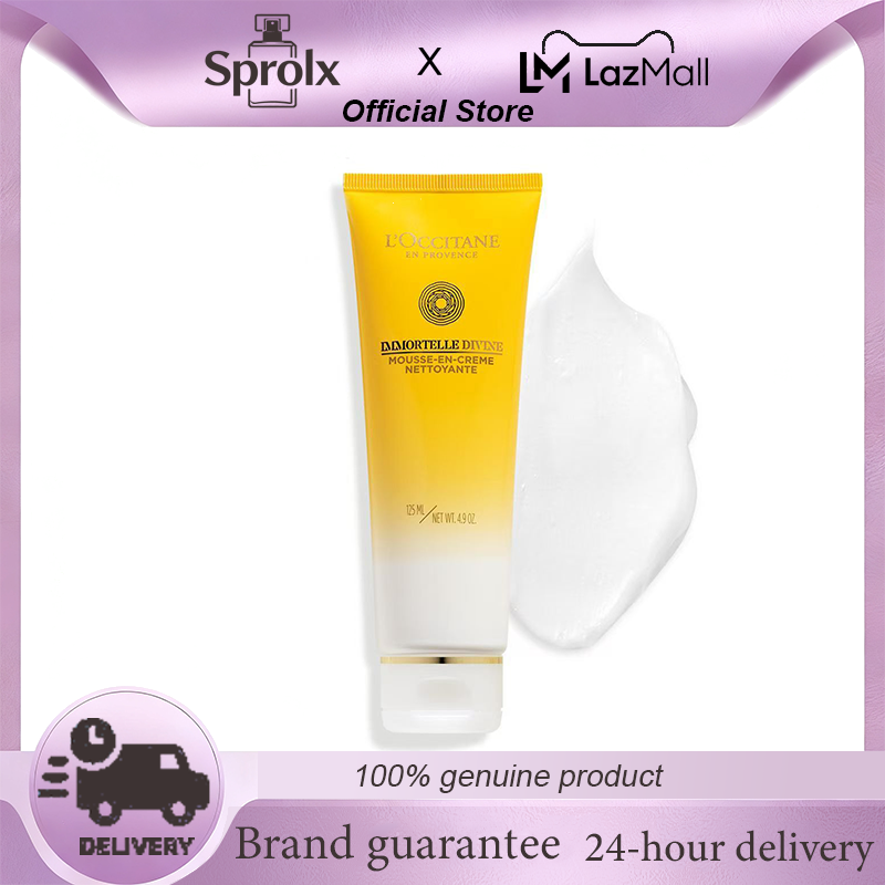 L'Occitane Immortelle Divine Foaming Cleansing Cream 125ml ราคา 988 บาท*ส่งฟรี
