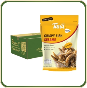 ภาพหน้าปกสินค้า[ขายยกลัง 12 ซอง] Tana ธนา เรดดี้ ปลากรอบโรยงา 65 กรัม Crispy Fish Sesame ที่เกี่ยวข้อง