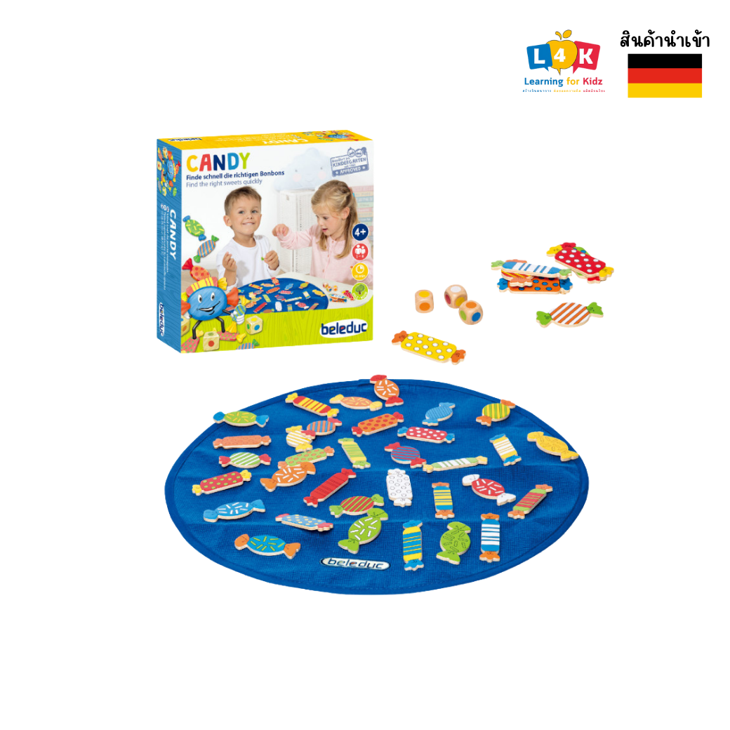 [Ages 4+] Fun Candy Game Set (Candy Retail) [Beleduc] ราคา 1,350 บาท*ส่งฟรี