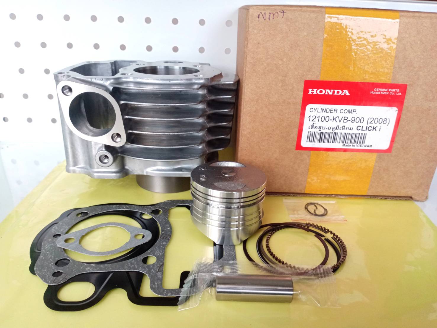 Cylinder Head with Ring Set, Gasket for Honda Click110 Click-110 Click-I Click110I, Code Kvb ราคา 699 บาท*ส่งฟรี