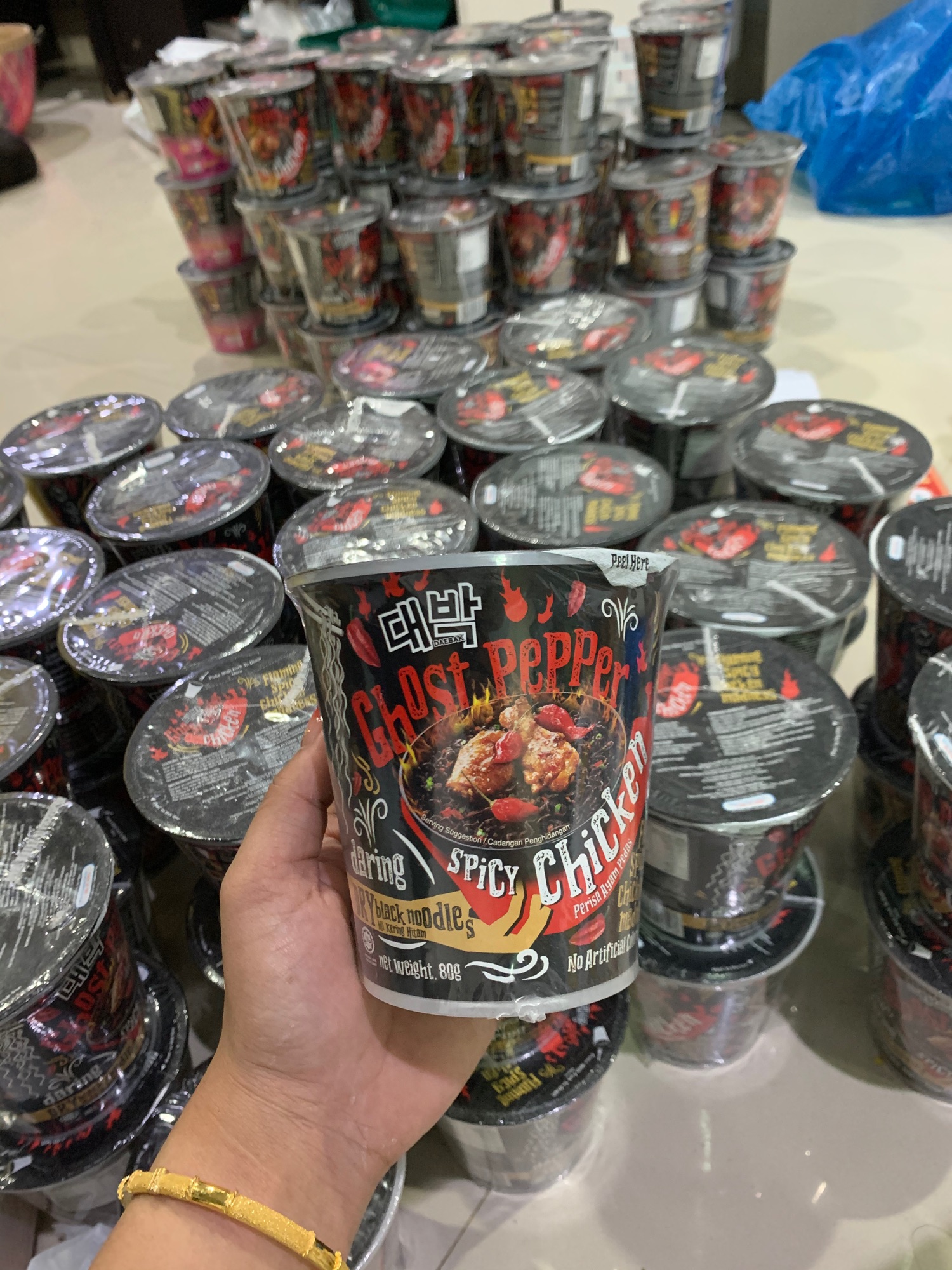 พร้อมส่ง ? Ghost pepper noodle เผ็ดซี้ดดด ไม่ทีขายในไทย