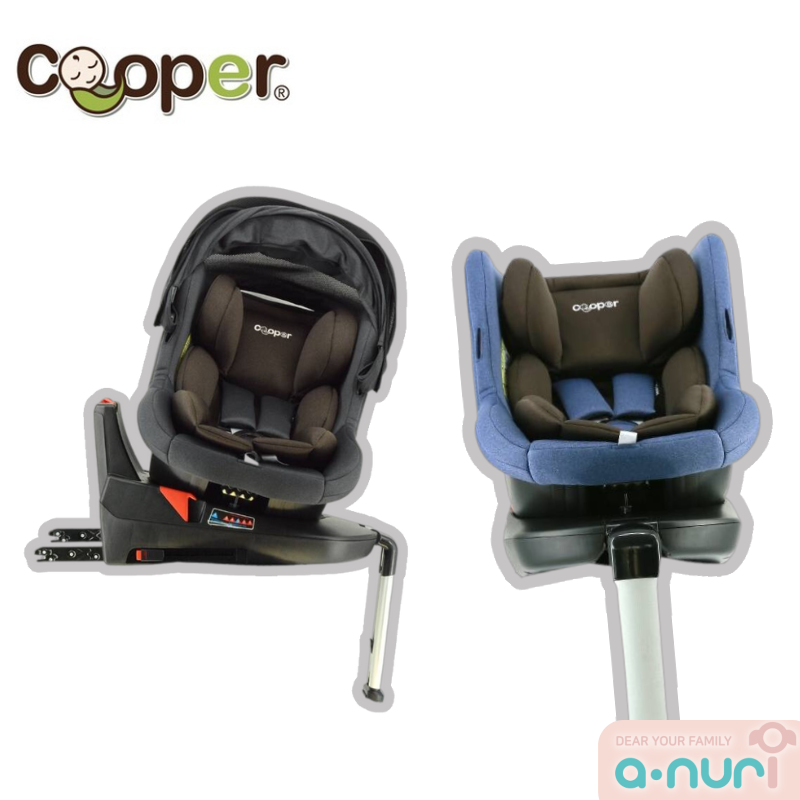 Cooper คูเปอร์ คาร์ซีทเด็ก Carseat 360 degree Isofix + Support Leg รุ่น All-Fit ติดตั้งด้วย Belt และ Isofix ของแท้รับประกันศูนย์ไทย 3 ปี ราคา 8,490 บาท*ส่งฟรี