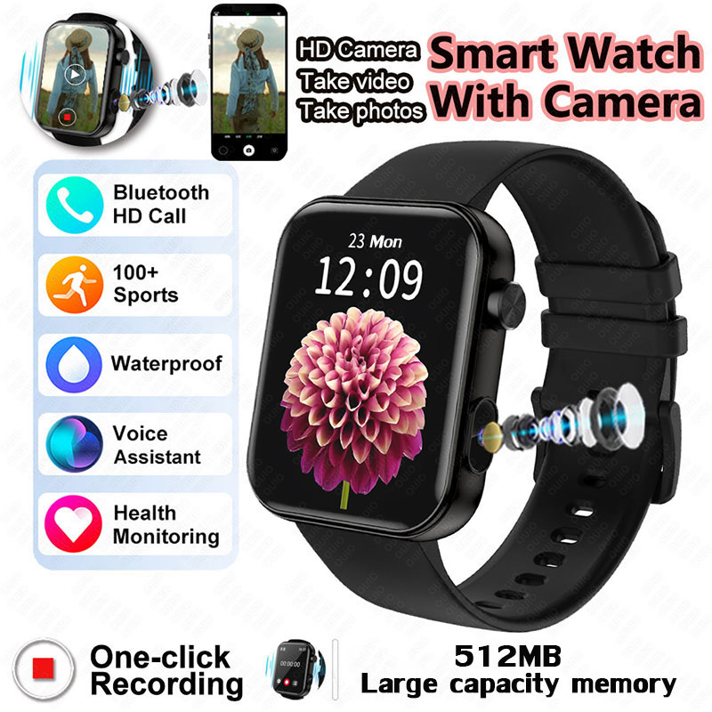 New P51 Outdoor Smart Watch Smartwatch with Camera Multifunctional Health Monitoring Sports Smart Watch 1.91 Inch Hd 300Mah for Ios and Android Watch Gift ราคา 1,105 บาท*ส่งฟรี