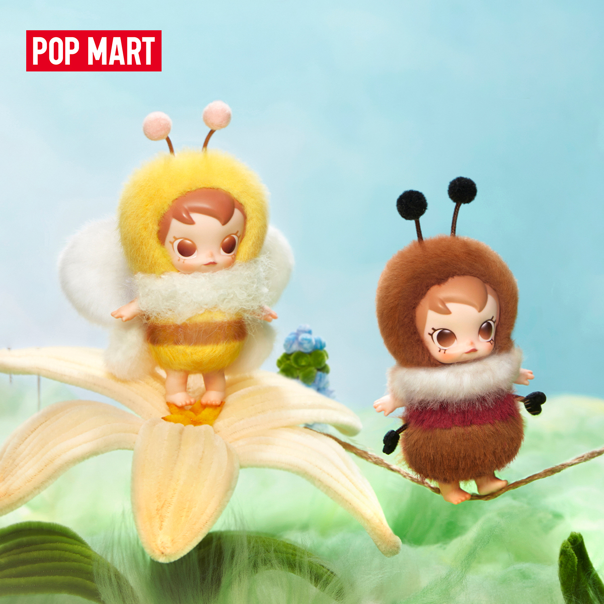 POP MART Baby Molly Buggy Roam Series - Vinyl Plush Pendant Blind Box ราคา 550 บาท*ส่งฟรี