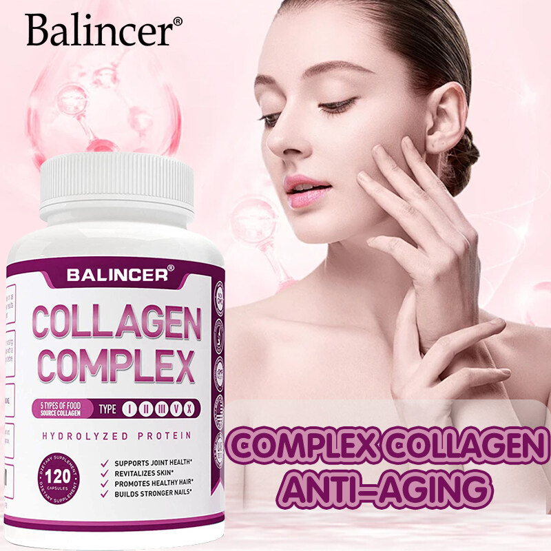Balincer Various Collagen Peptide Supplements (Type I, II, III, V, X), Hair, Skin & Nails, Digestive & Joint Support ราคา 152 บาท*ส่งฟรี
