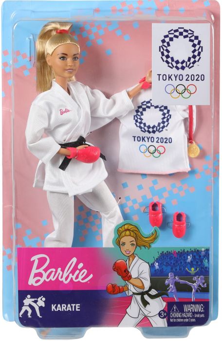 Barbie 2020 Olympic Sports  ตุ๊กตา บาร์บี้ ตีม โอลิมปิค ตุ๊กตาข้อต่อ GJL73