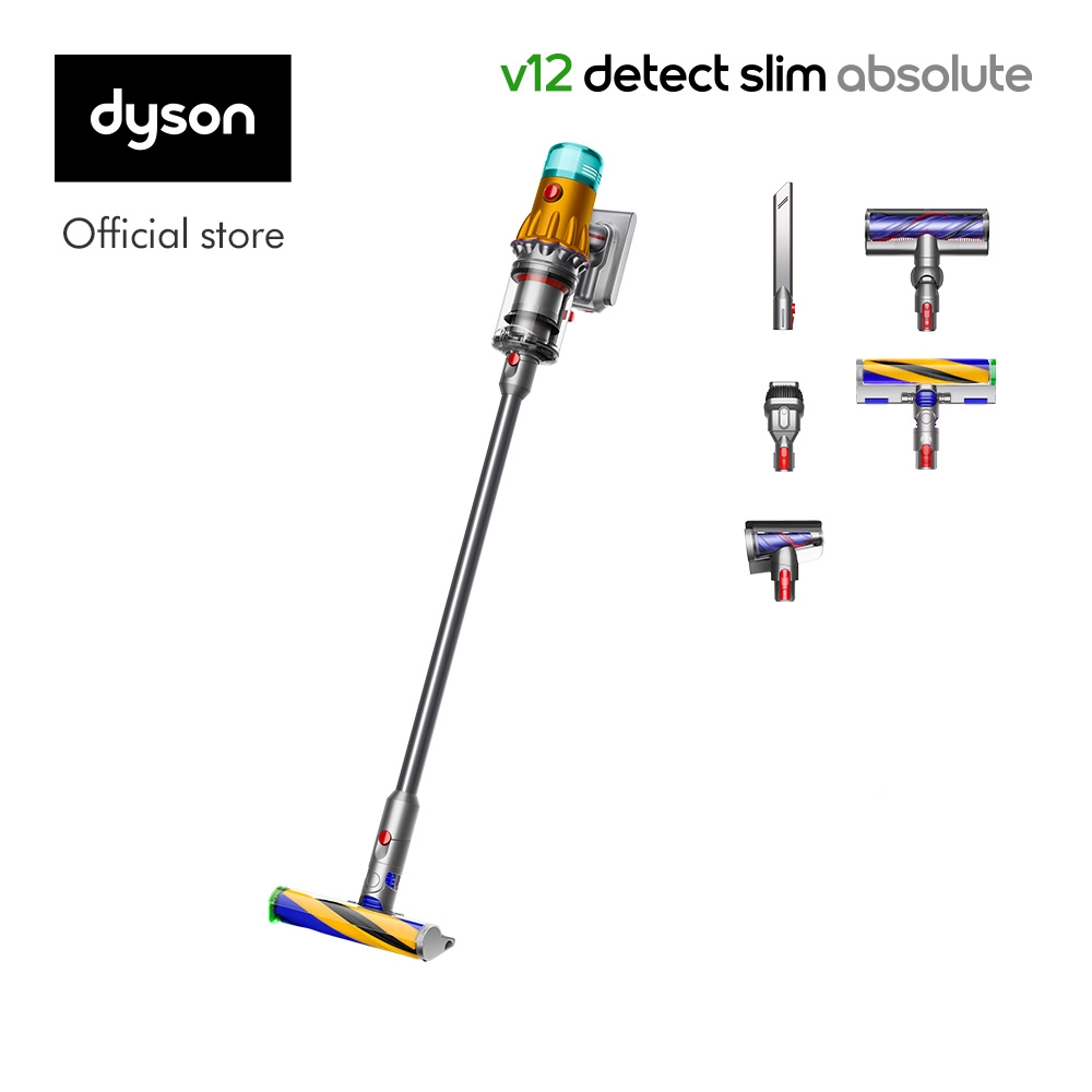 Dyson V12 Detect Slim ™ Absolute Cordless Vacuum Cleaner Dyson Cordless Vacuum Cleaner ราคา 29,900 บาท*ส่งฟรี