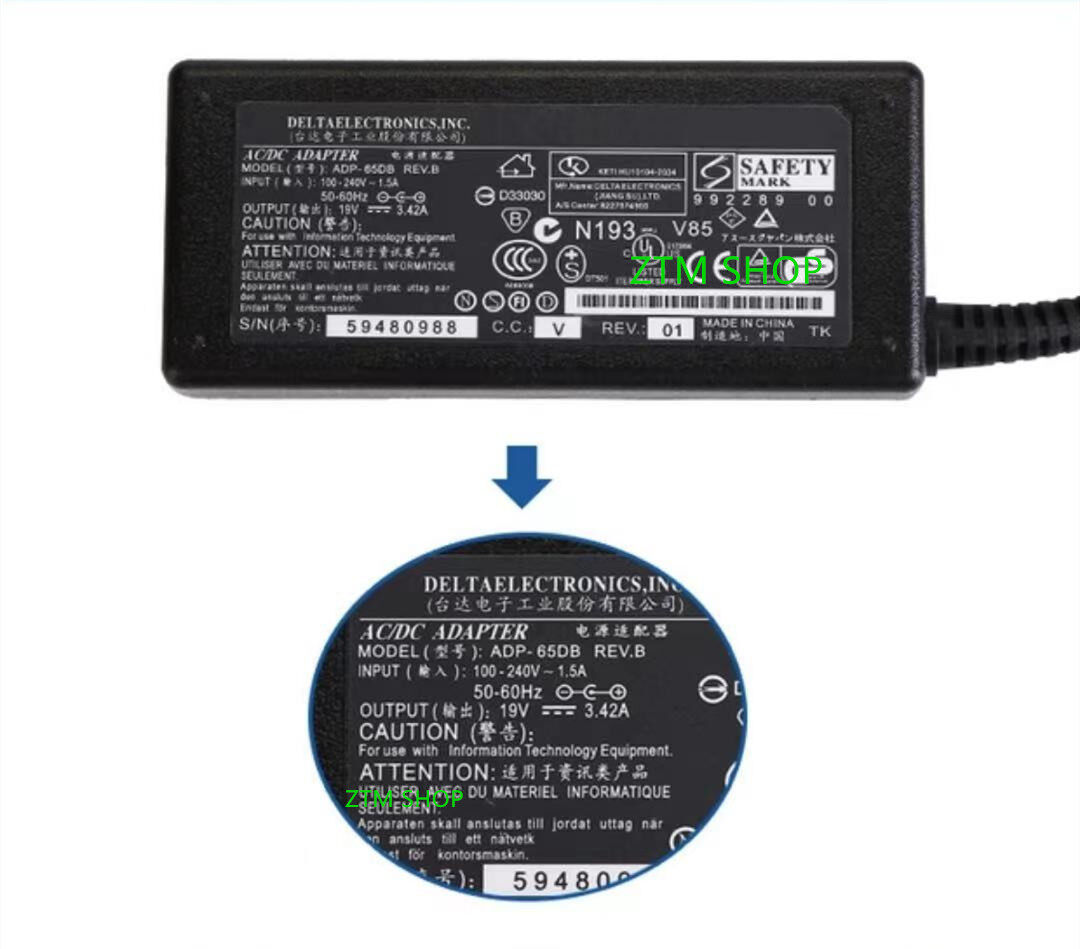 คำอธิบายเพิ่มเติมเกี่ยวกับ OEM Asus Adapter 19V3.42A 5.5x2.5mm (Black)