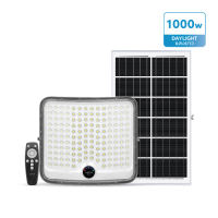 LAMPTAN โคมไฟฟลัดไลท์พลังงานแสงอาทิตย์ LED SOLAR FLOODLIGHT ARCRAY หน้าโค้งกระจายแสงกว้าง พร้อมเซนเซอร์จับความสว่าง