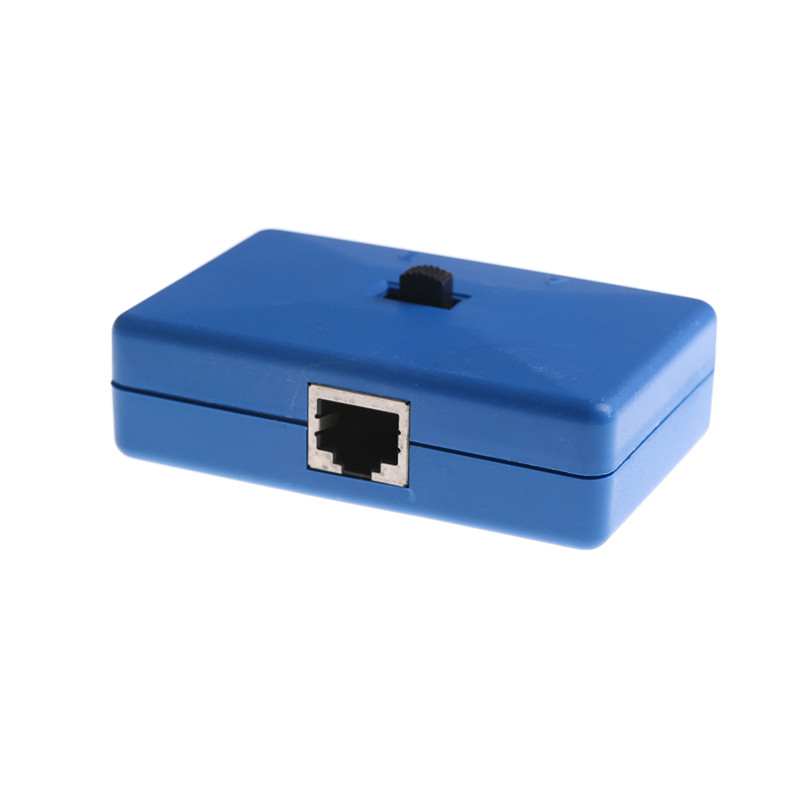 mini 2 Ports Rj45 Inner//External Network Switch Splitter Box Avoid Cable PlugSP
