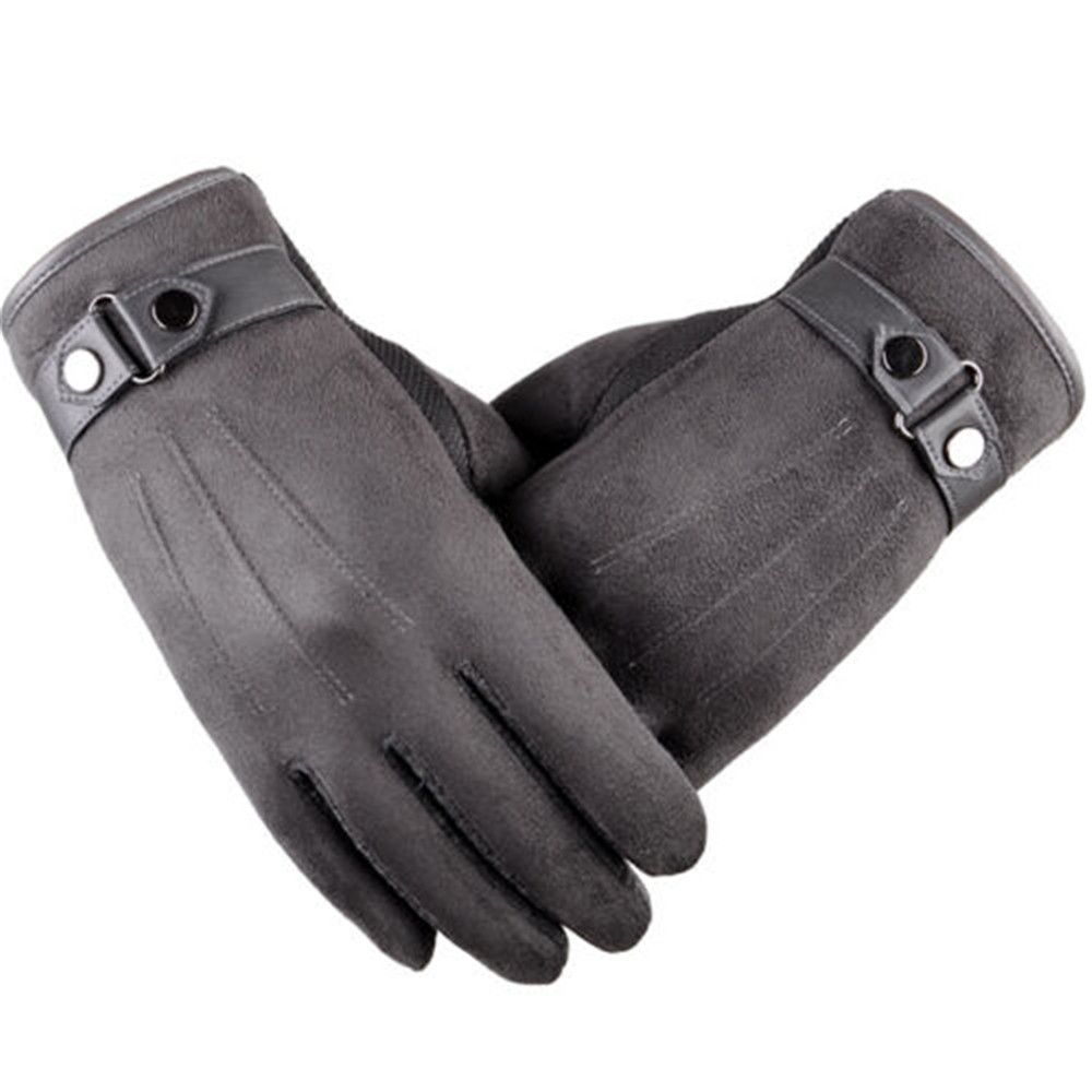 mens suede leather gloves