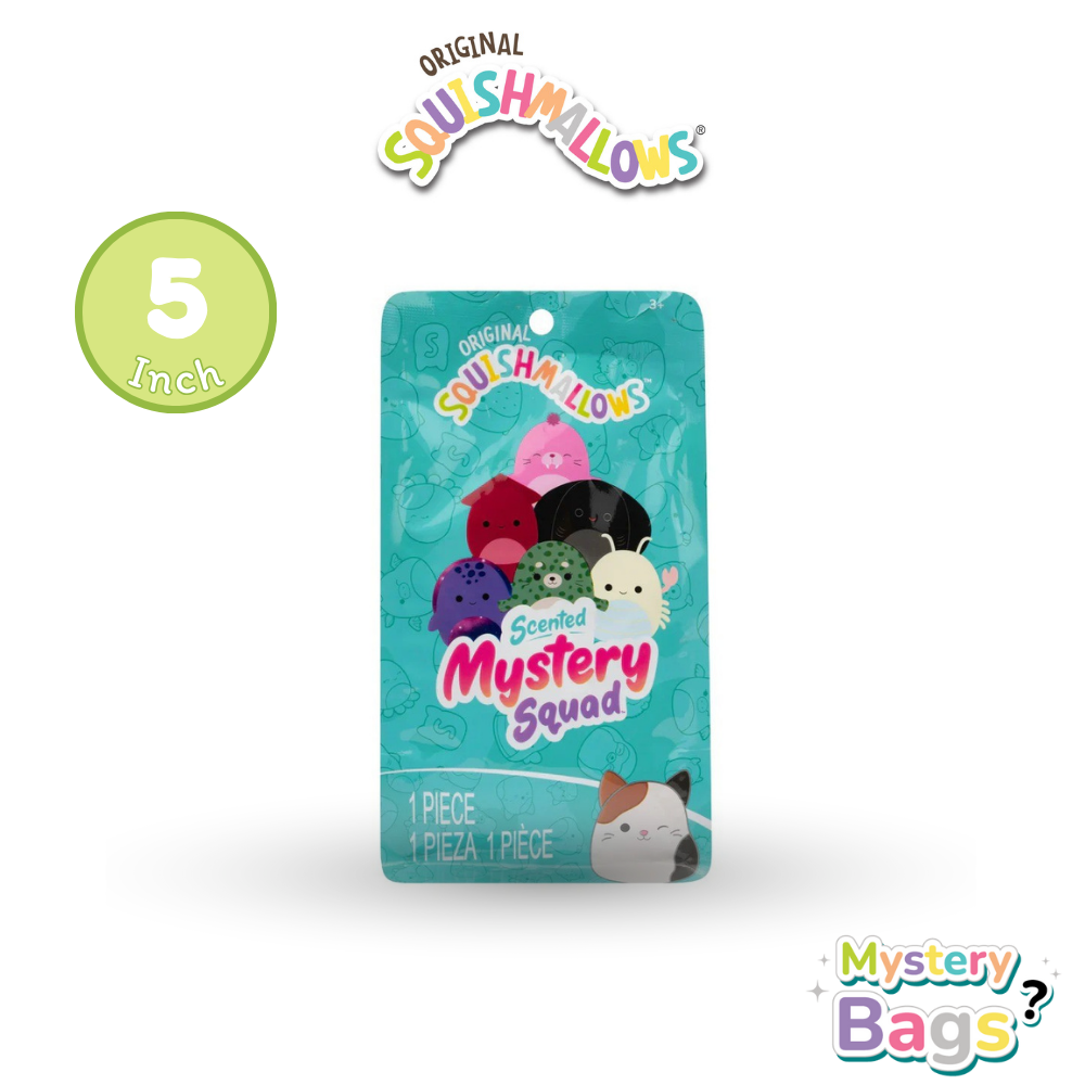 Squishmallows 5 Inch Scented Mystery Bags ตุ๊กตาสควิชเมลโล ตุ๊กตานุ่มนิ่ม ขนาด 5 นิ้ว มีกลิ่นหอม หลากหลาย Collections L8 ราคา 450 บาท*ส่งฟรี
