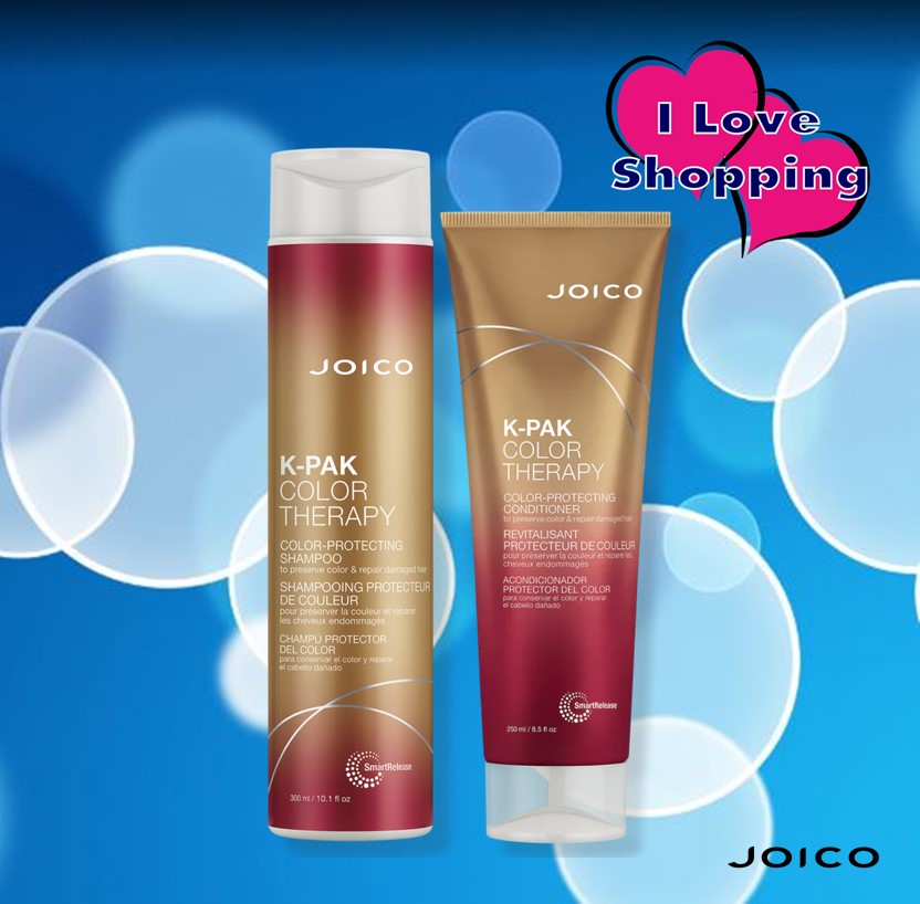 Joico K-PAK Color Therapy Color-Protecting Shampoo/Conditioner 300/250 ml แชมพู ครีมนวดผม สำหรับผมทำสี ราคา 690 บาท*ส่งฟรี