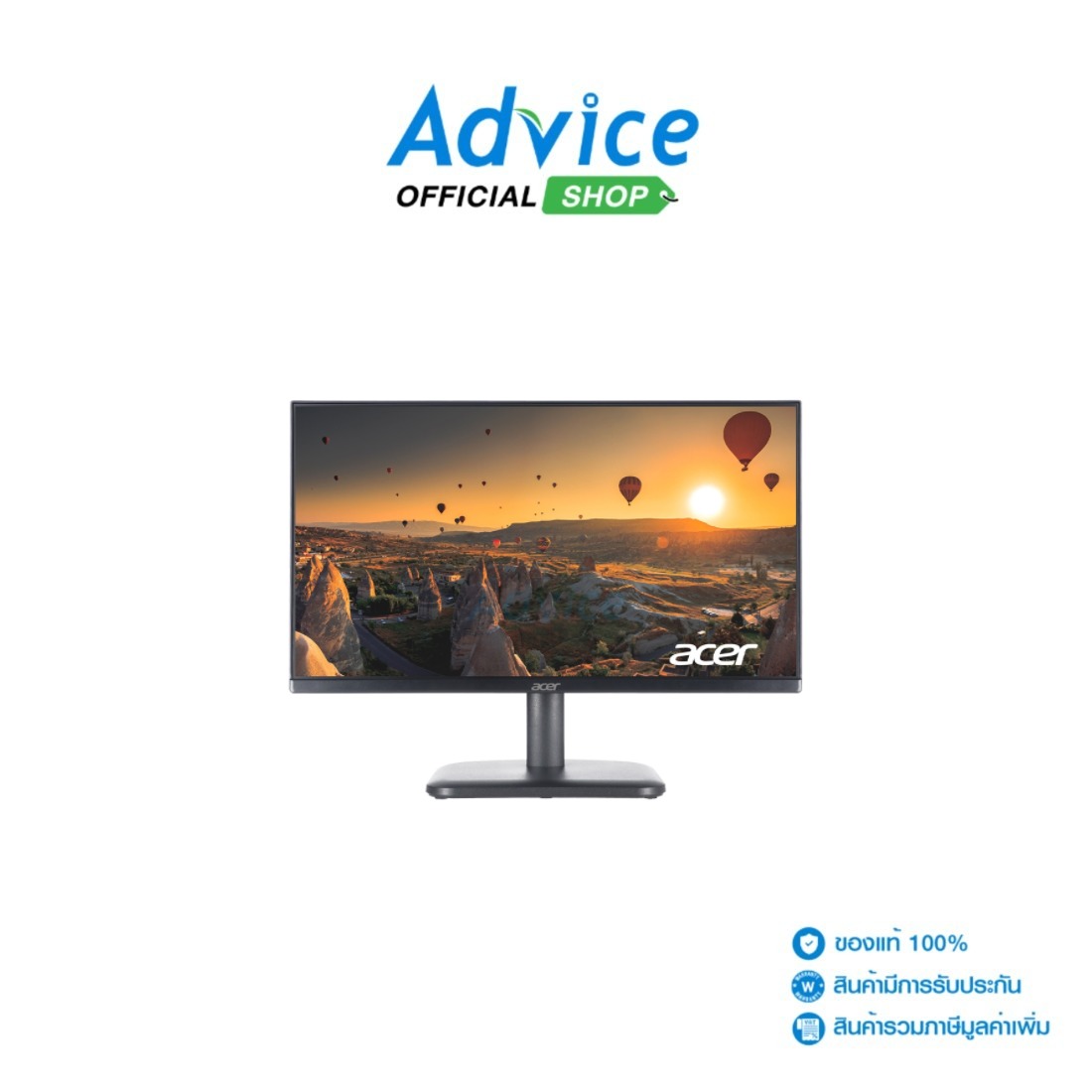 Monitor 21.5'' Acer Ek221Qg3Bi (Ips, Vga, HDMI) 120Hz: A0179182 ราคา 2,120 บาท*ส่งฟรี