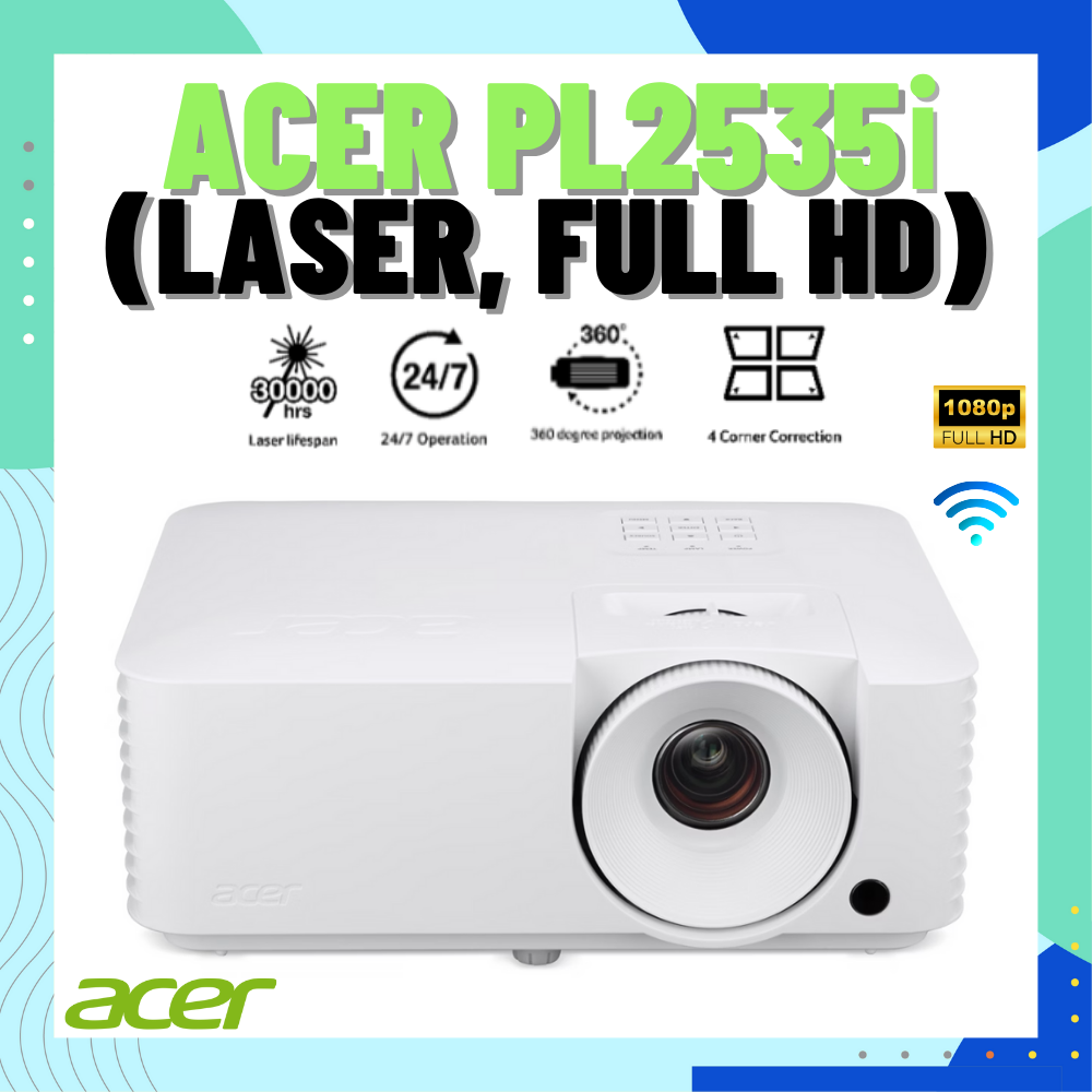Acer Pl2535I Projector (Laser, Full Hd) ราคา 38,900 บาท*ส่งฟรี