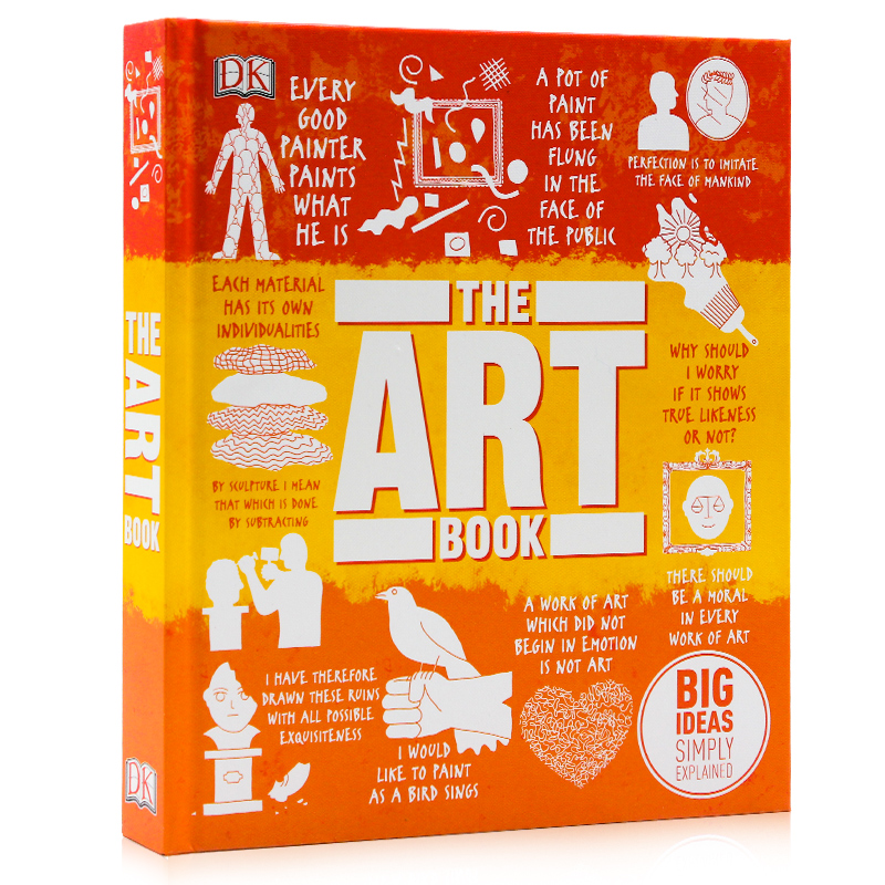 original　DK　art　encyclopedia　English　of　full-color　human　illustration　book:　big　the　art　simply　ideas　encyclopedia　explained　hardcover　series　thoughts