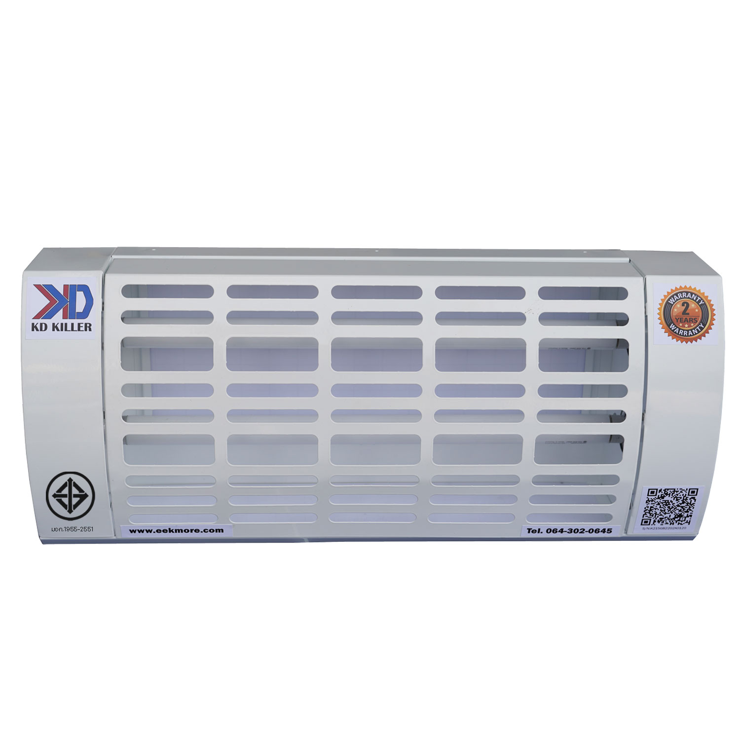 เครื่องไฟดักแมลงแบบกาว รุ่น KDC 215 GB สีขาว ได้รับมาตรฐาน มอก.1955-2551 สามารถดักจับแมลงได้จริง แถมฟรี!! แผ่นกาวพร้อมใช้งาน ราคา 3,500 บาท*ส่งฟรี