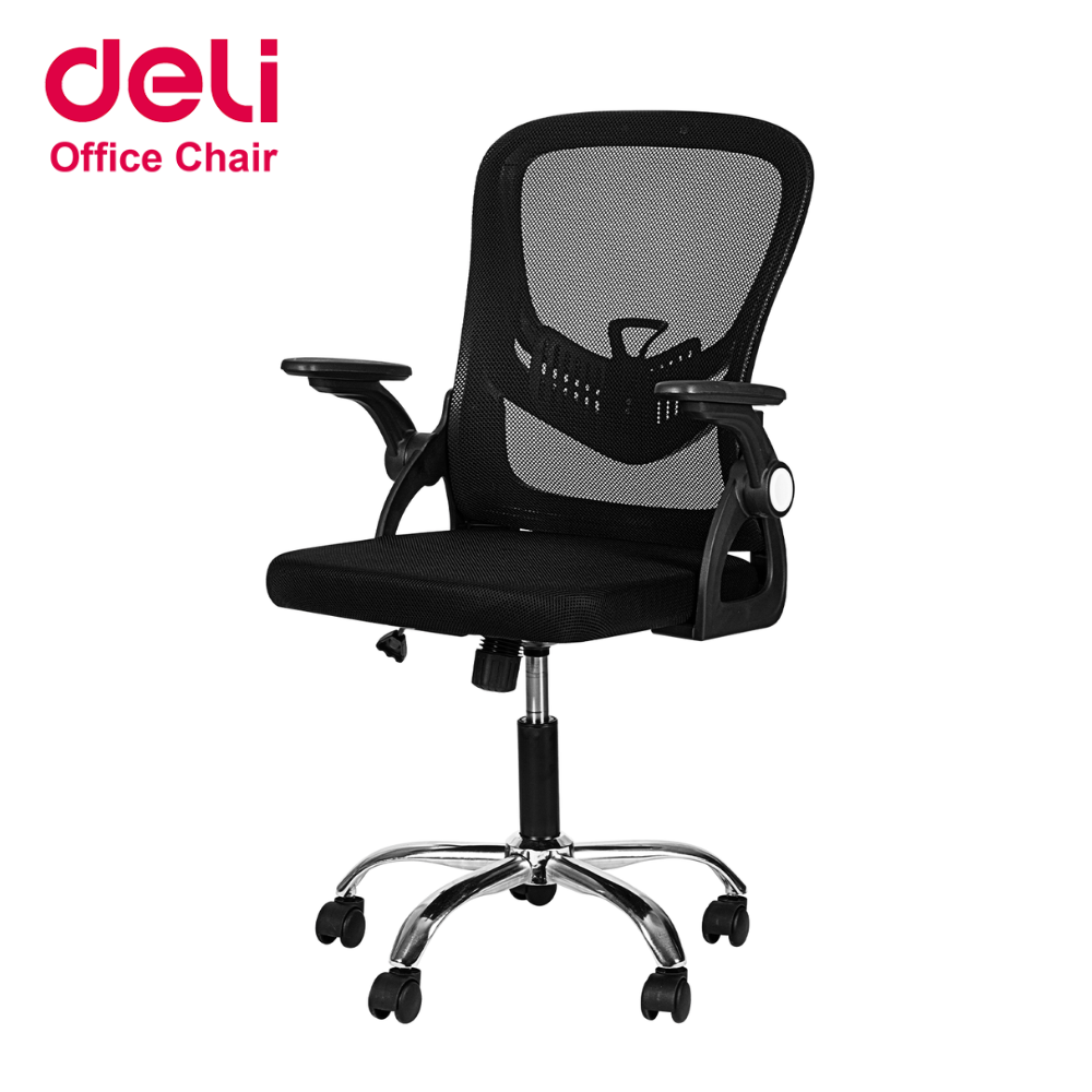 Deli เก้าอี้สุขภาพ เก้าอี้ทำงาน เก้าอี้ออฟฟิศ มีที่รองรับเอว นั่งสบาย ไม่ปวดเมื่อย Ergonomic ปรับระดับได้ รับประกันสินค้า 1 ปี Office Chair ราคา 1,899 บาท*ส่งฟรี