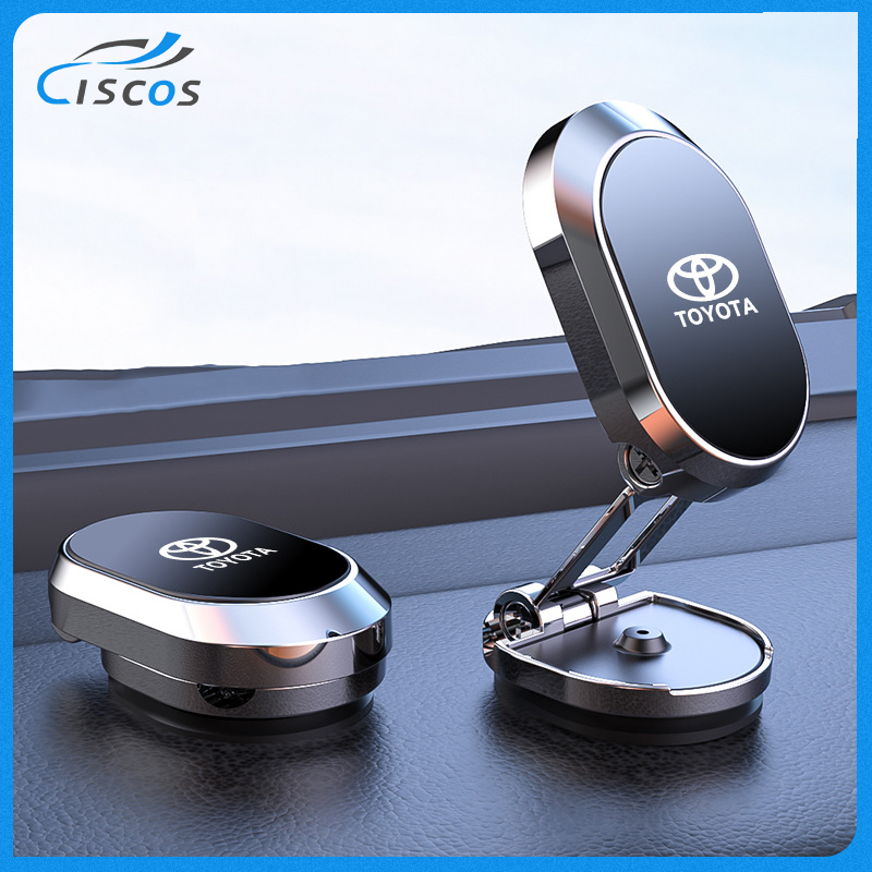 ที่วางโทรศัพท์ในรถยนต์ ที่จับมือถือระบบดูดกระจกและช่องแอร์ China OEM Ciscos แม่เหล็ก ที่ตั้งโทรศัพท์ในรถ ของแต่งภายในรถยนต์ สำหรับ Toyota Veloz Wish CHR Yaris Altis Sienta Fortuner Vios Corolla Prius Camry Alphard