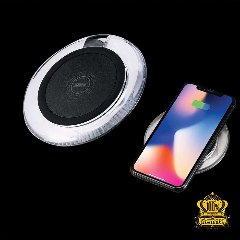 REMAX อะแดปเตอร์ชาร์จไร้สาย Wireless Charger RP-W1 ใช้กับ iphone 12 ได้ แต่ไม่ fast นะครับ