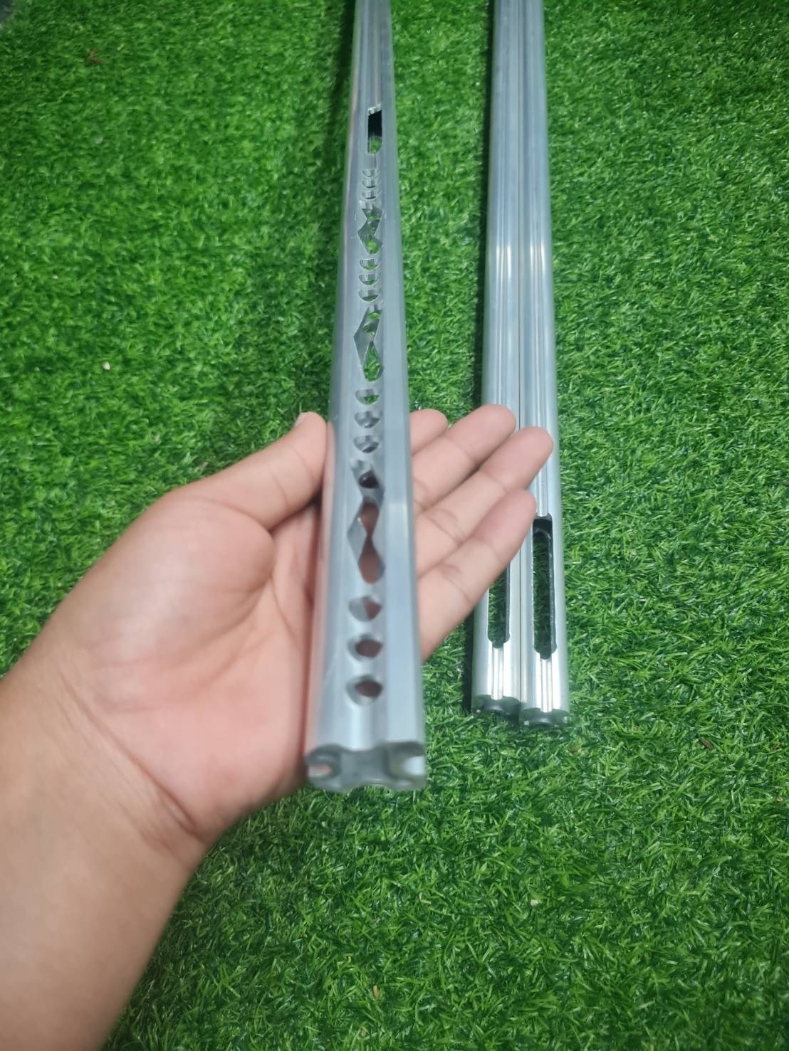 รางอลุมิเนียมโปรไฟล์กว้าง 22X25 มิล ยาว 110-130 เซนติเมตร