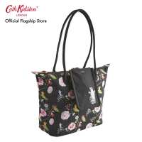 Cath Kidston กระเป๋าสำหรับผู้หญิง Medium Tote ลาย Catnip สี Black