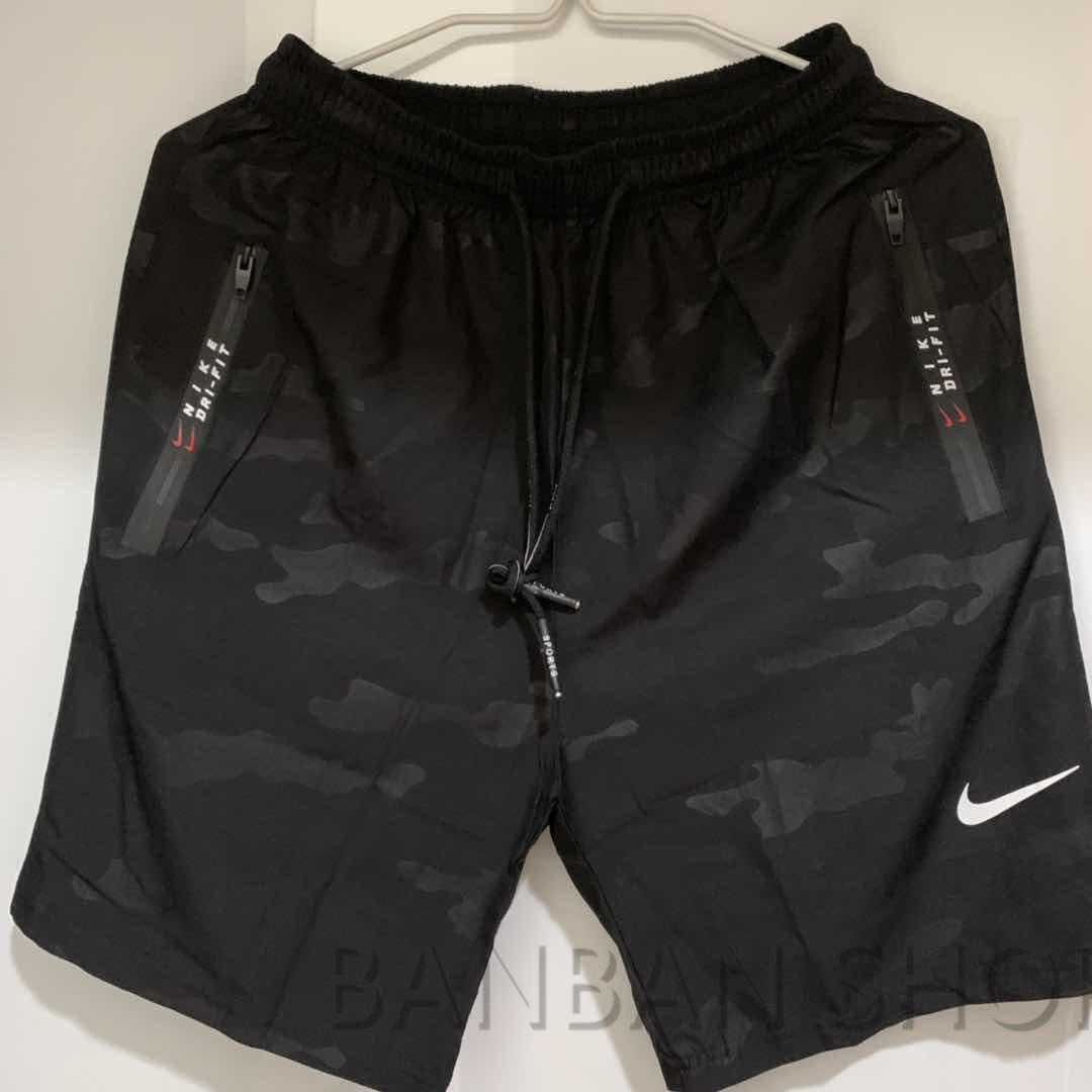 Nike ชายกางเกงขาสั้นกีฬาฤดูร้อนวิ่งออกกำลังกายเอวยางยืด