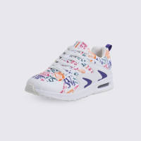 Zumba Printed Air Lo - White  (รองเท้าออกกำลังกายซุมบ้า)