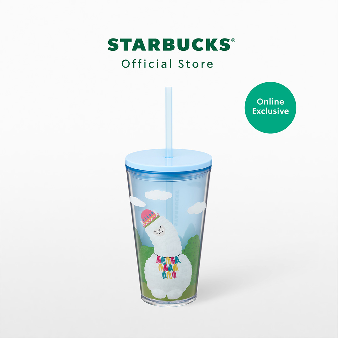 Starbucks White Fashionista Alpaca Cold Cup 16oz. ทัมเบลอร์สตาร์บัคส์พลาสติก ขนาด 16ออนซ์ A11153933 ราคา 384 บาท*ส่งฟรี