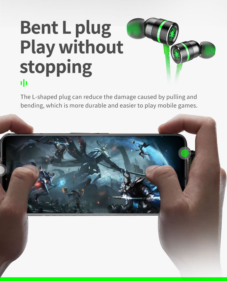 ภาพประกอบของ หูฟังเกมมิ่ง Gaming earphone Plextone G20 รุ่น 3 อัพเกรดใหม่ เล่นเกม เสียงดีมาก พร้อมไมโครโฟน หูฟัง แม่เหล็ก เก็บเงินปลายทาง หูฟังเกมมิ่ง type-c หูฟัง