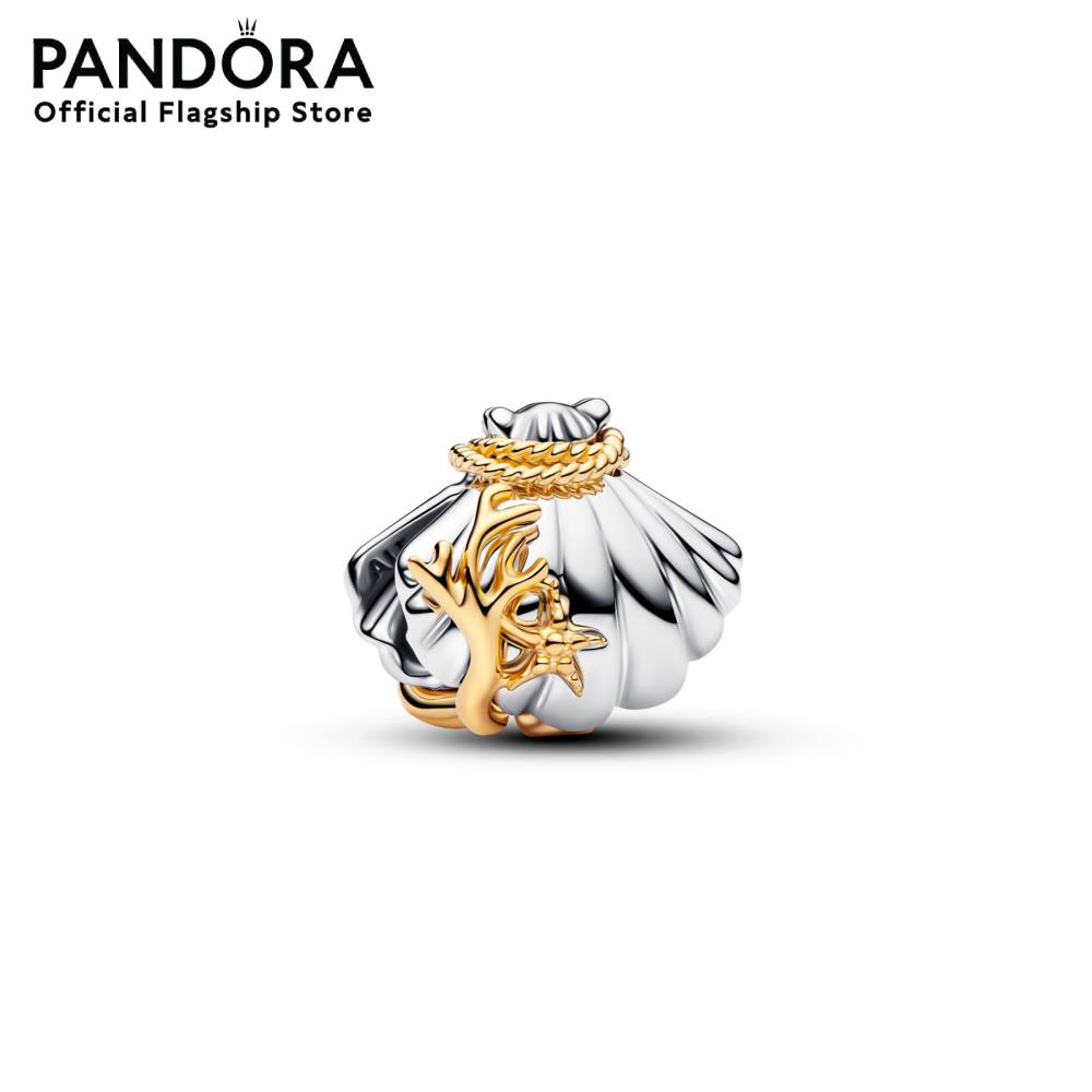 Pandora Disney Princesses Ariel Shell Lab-Grown Diamond Two-Tone Charm ราคา 8,700 บาท*ส่งฟรี