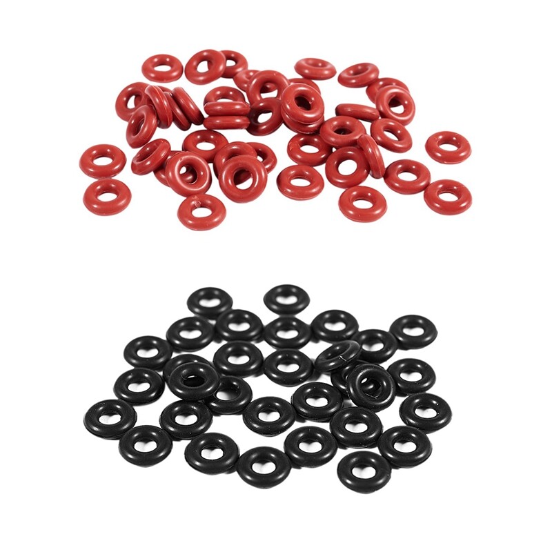 Generic 100Pcs Red 6mm x 1.5mm Silicone Rubber Gasket O Ring Sealing Ring  Heat Resistant : Amazon.in: Industrial & Scientific
