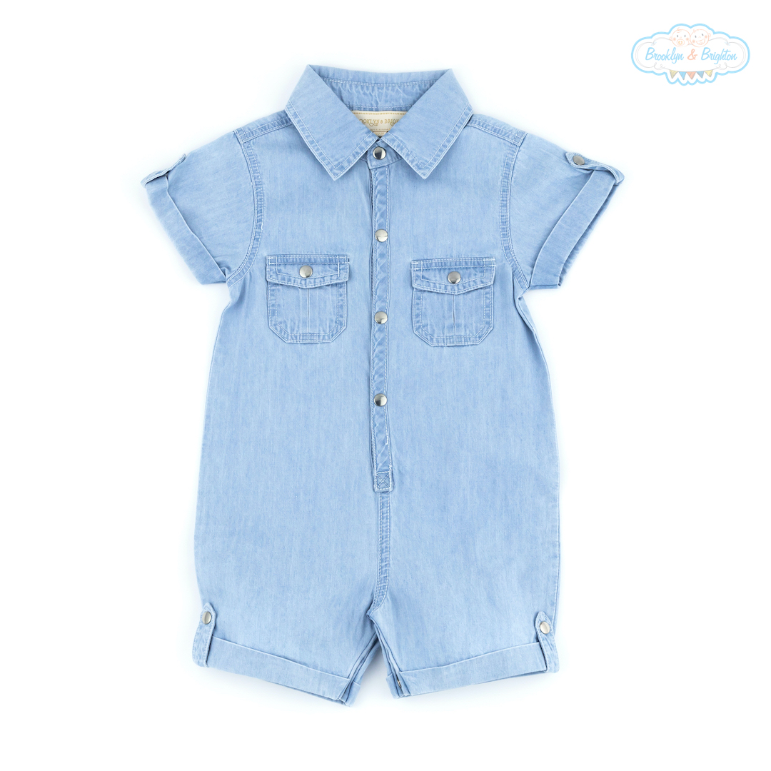 Brooklyn & Brighton - Denim Romper รอมเปอร์ยีนส์ ราคา 790 บาท*ส่งฟรี