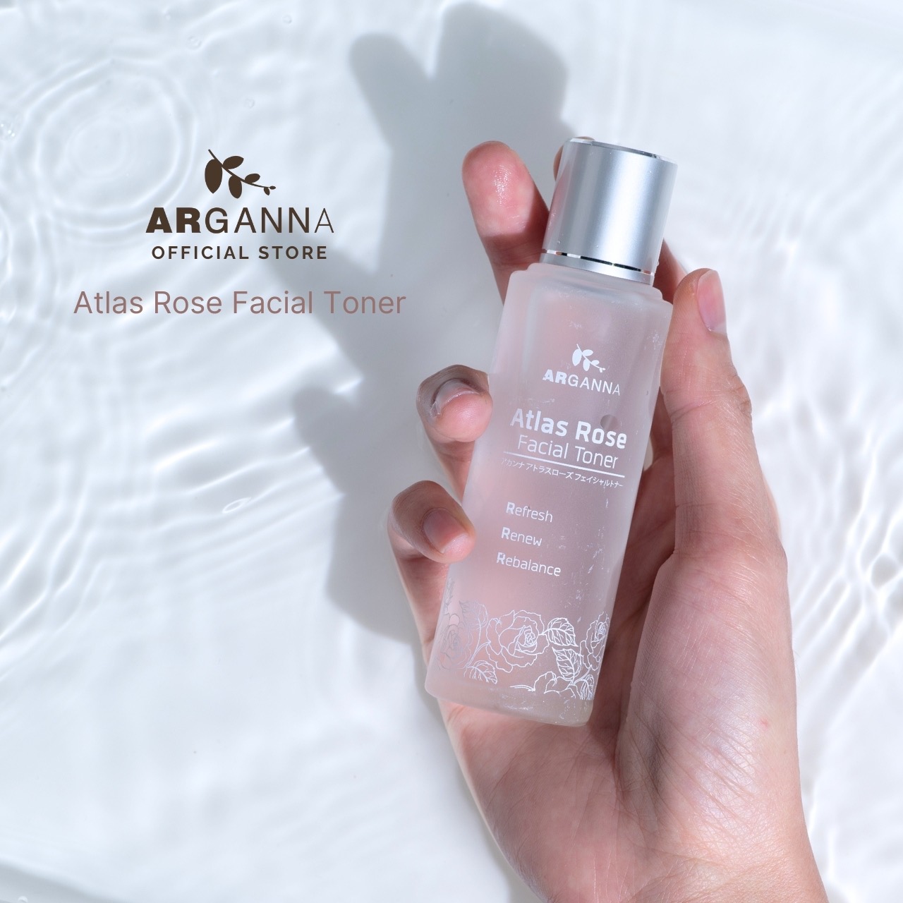Arganna Atlas Rose Water น้ำตบกุหลาบป่า บริสุทธิ์ ราคา 520 บาท*ส่งฟรี