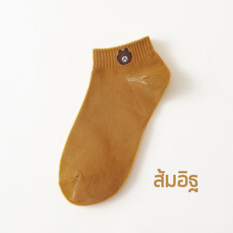 New Product ❗❗ TOPLIST (TL-N181) ⭐ถุงเท้าหมีบราวน์ ถุงเท้าแฟชั่นลายหมีน่ารัก สไตล์เกาหลี⭐ ❌ขายเป็นคู่❌