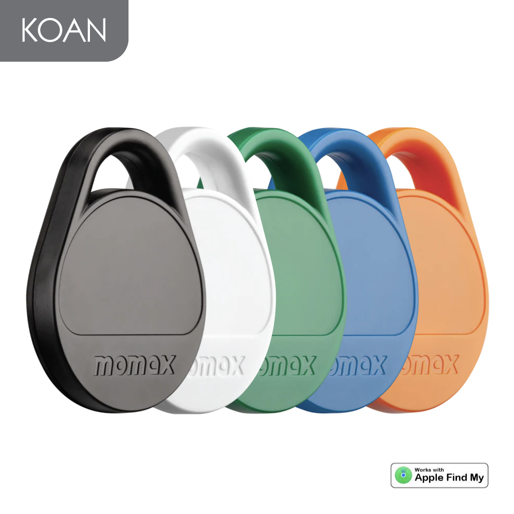 อุปกรณ์ติดตาม MOMAX Pinpop Lite - Apple Find My Tracker-Blue /Black /Green /Orange /White ราคา 460 บาท*ส่งฟรี