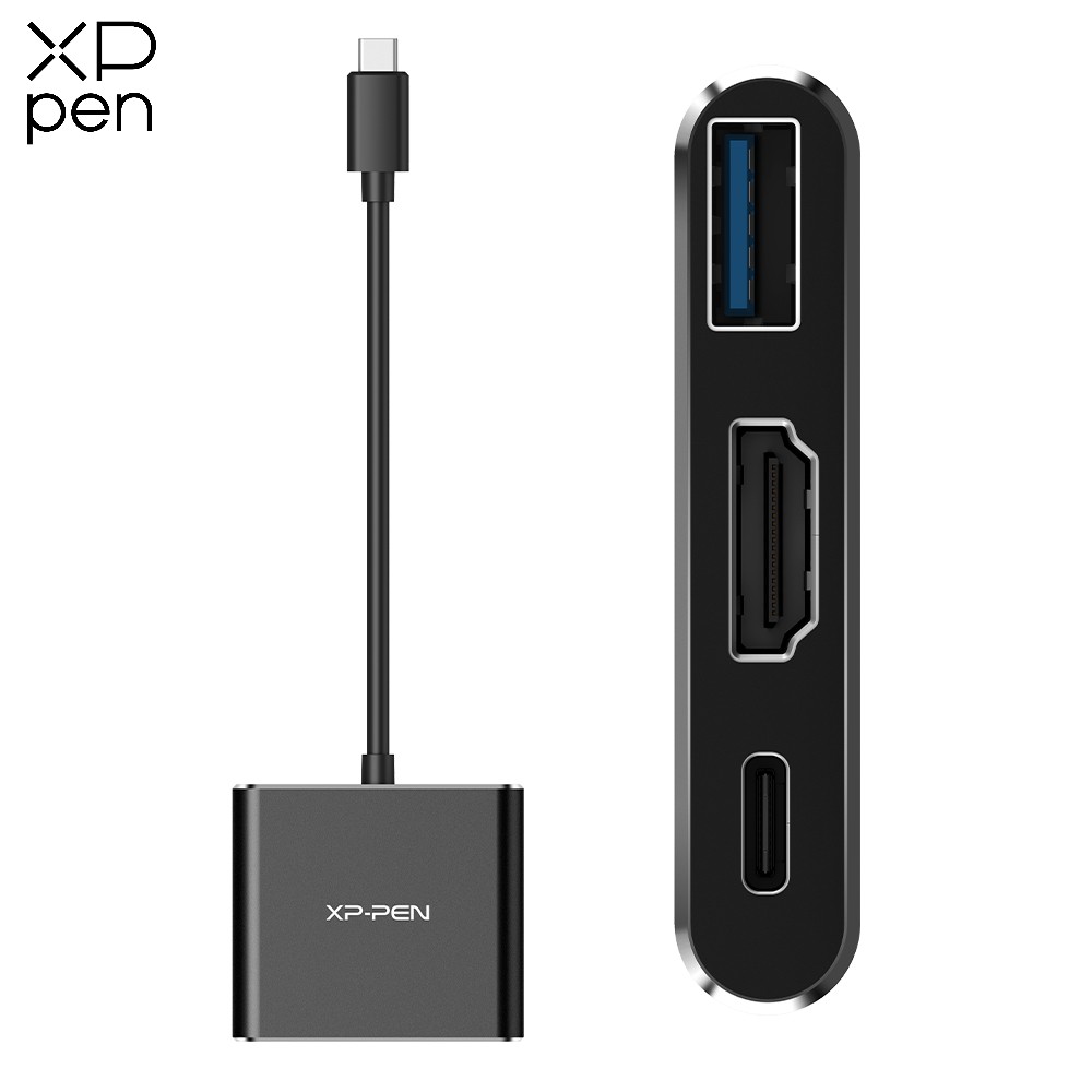 XPPen ACW01 Adapter For Artist 12, Artist 15.6, Artist 13.3, Artist 12 Pro, Artist 13.3 Pro, Artist 15.6 Pro HDMI & USB To Type-C Adapter ราคา 1,999 บาท*ส่งฟรี