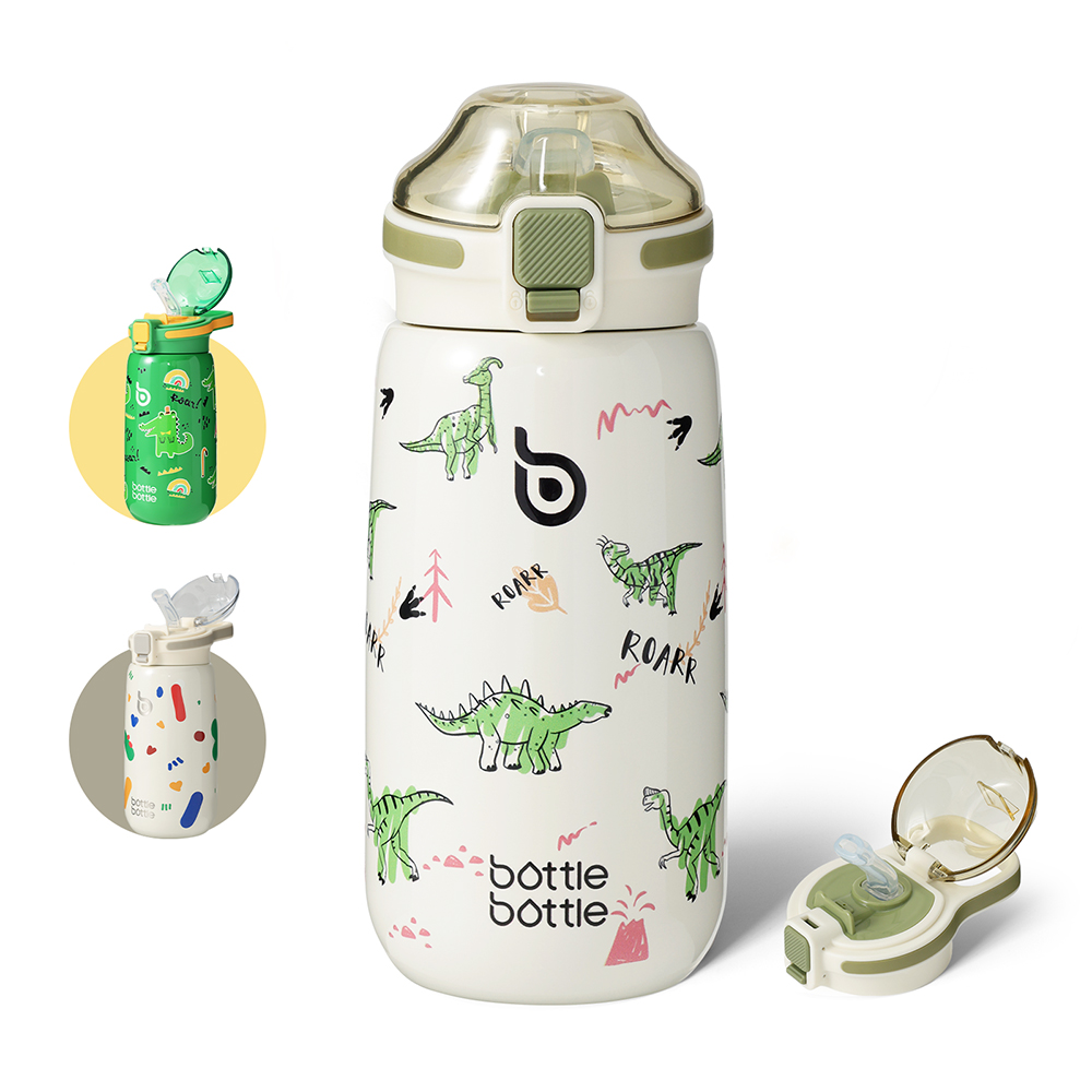 BOTTLE BOTTLE Kids Water Bottles 16oz Kids Insulated Water Bottle with Leak Proof Lid Double Wall Vacuum Stainless Steel Water Bottle Keeps Hot and Cold for Boys Girls School Sports Travel ราคา 669 บาท*ส่งฟรี
