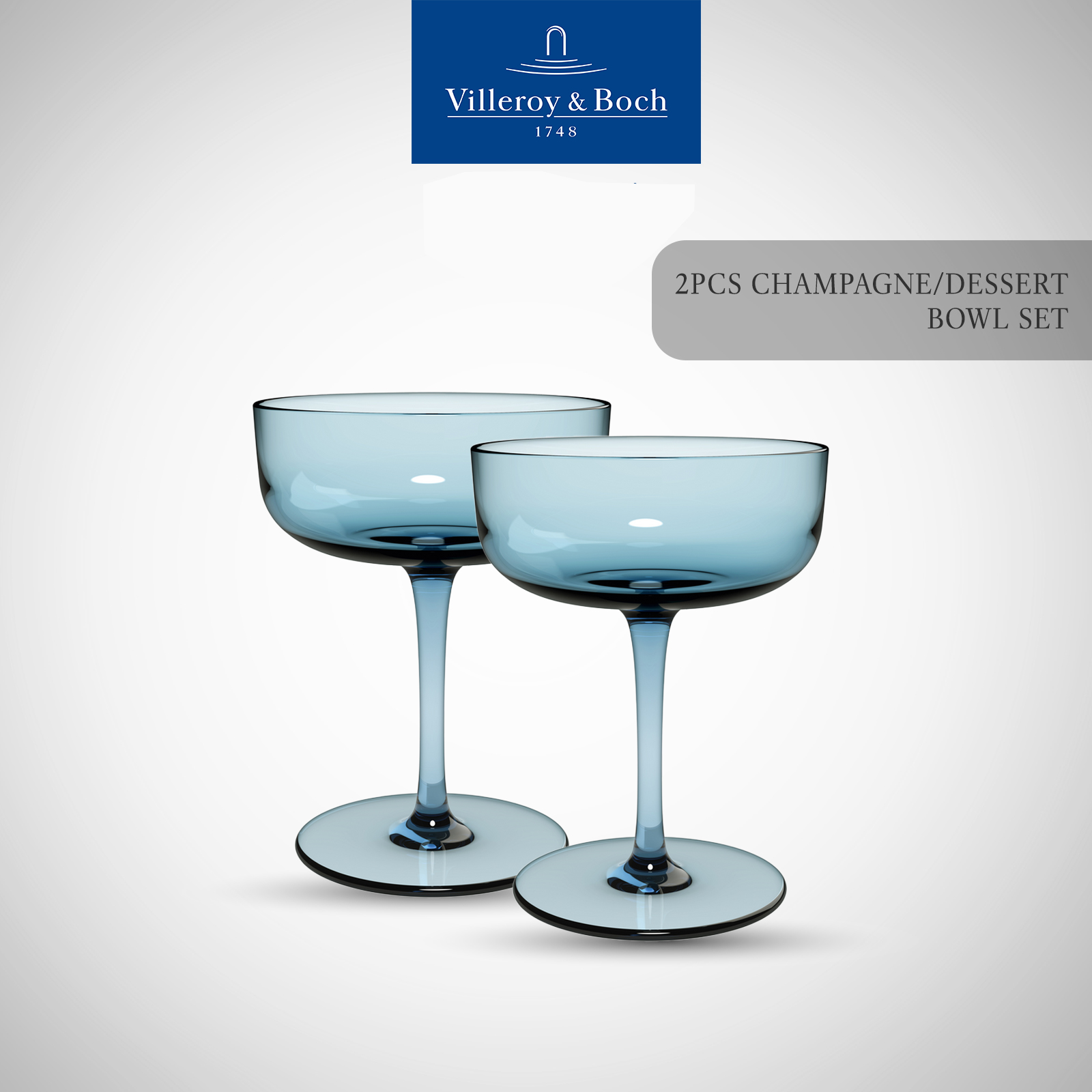 Villeroy & Boch - Like Ice Champagne/Dessert Bowl (2pcs.) ราคา 1,600 บาท*ส่งฟรี