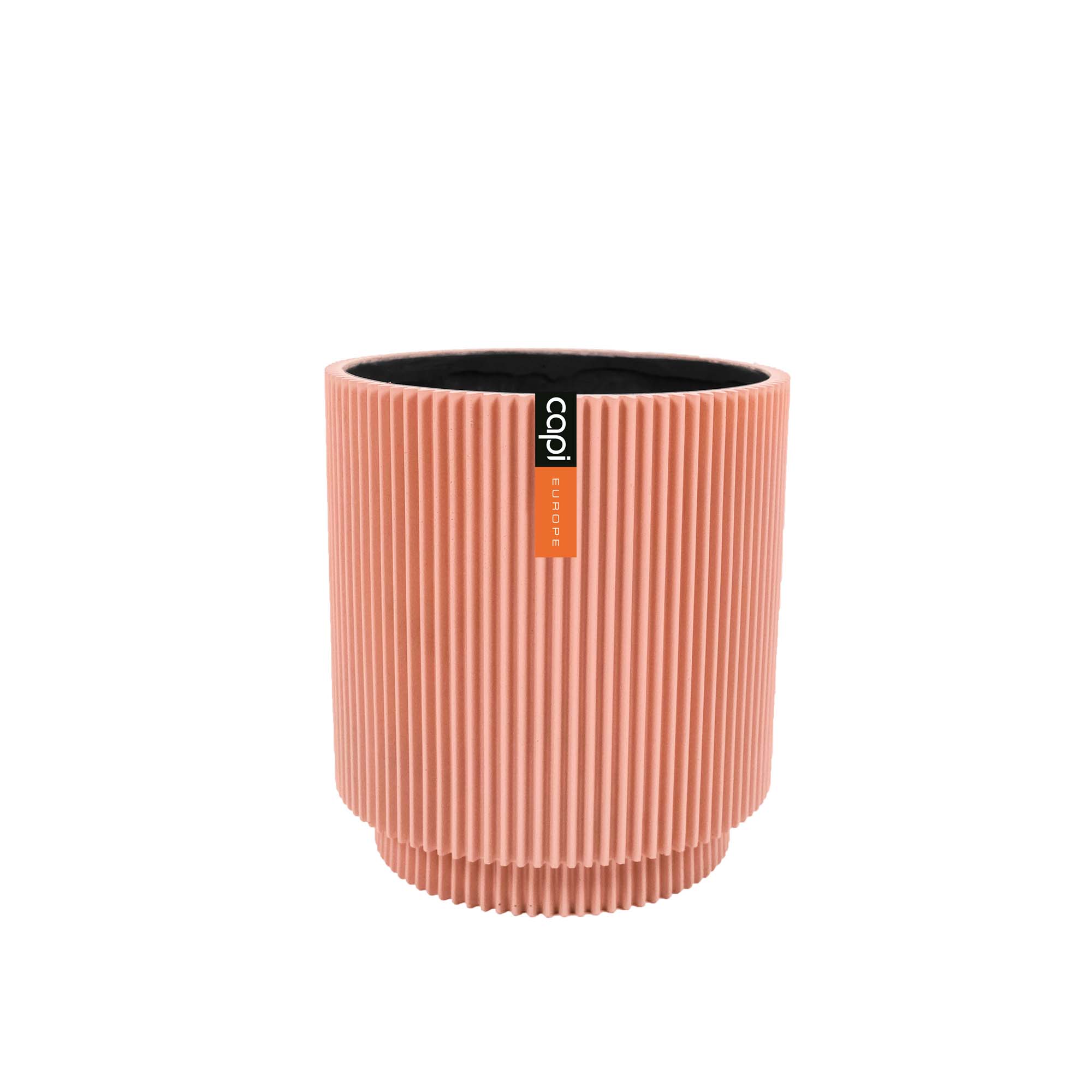 Vase Cylinder Groove (Size D 19 x H 21 cm) - กระถางต้นไม้ Modern แบรนด์ Capi Europe ราคา 940 บาท*ส่งฟรี