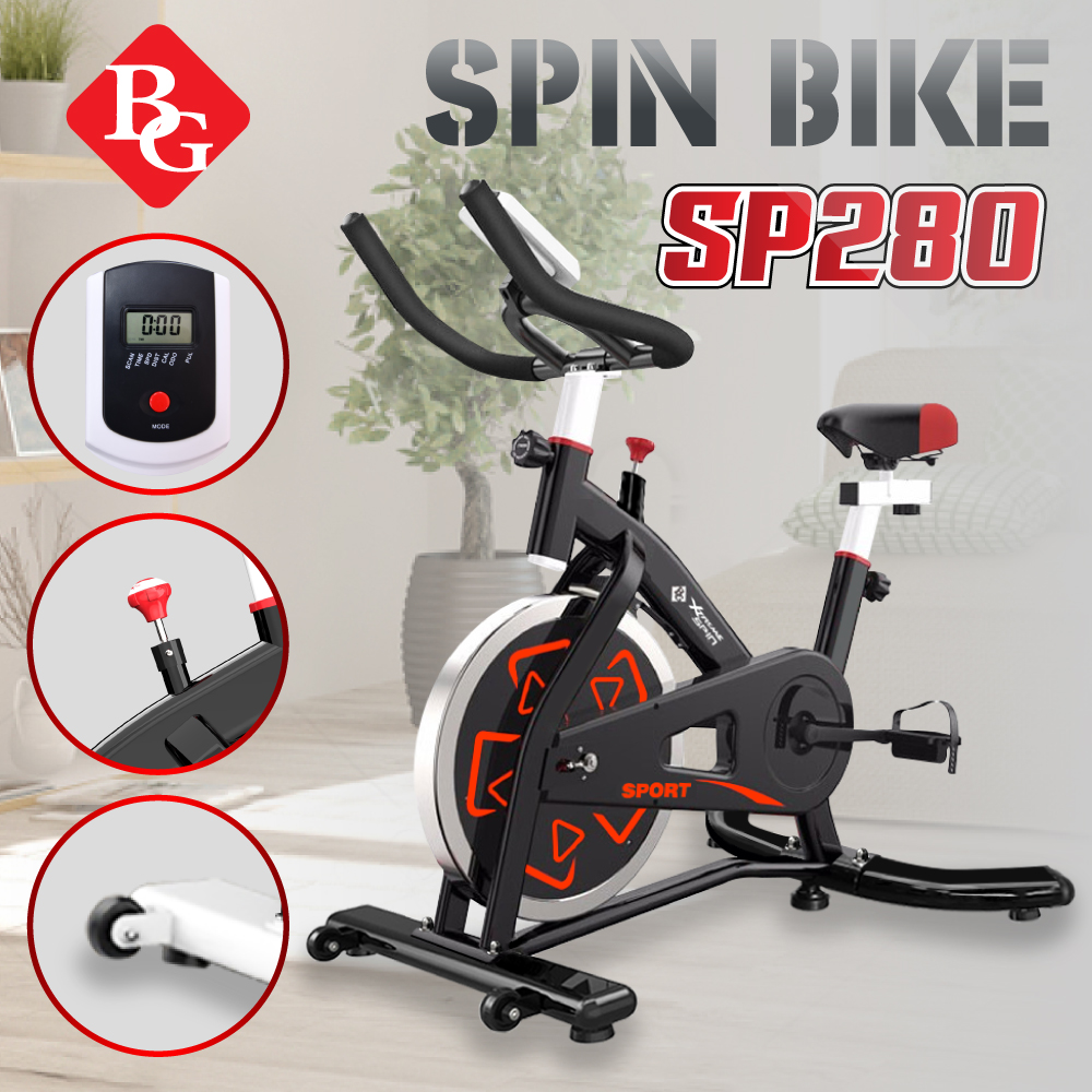 B&G จักรยาน Spin Bike จักรยานฟิตเนส จักรยานออกกำลังกาย จักรยานสปินไบค์ Spinning Bike Exercise Bike รุ่น SP280 ( จักรยานออกกำลังกาย เครื่องออกกำลังกาย ออกกำลังกาย อุปกรณ์ออกกำลังกาย )