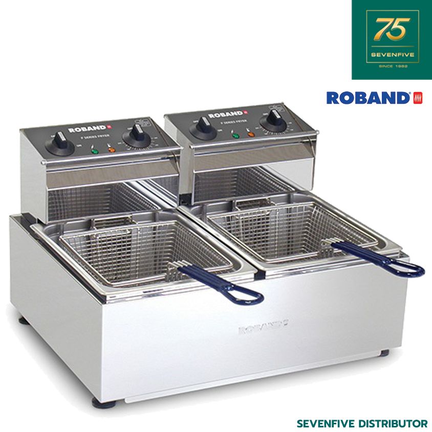 ROBAND เตาทอดไฟฟ้าแบบตั้งโต๊ะ 2x5 ลิตร ROB1-F25 ราคา 48,462 บาท*ส่งฟรี