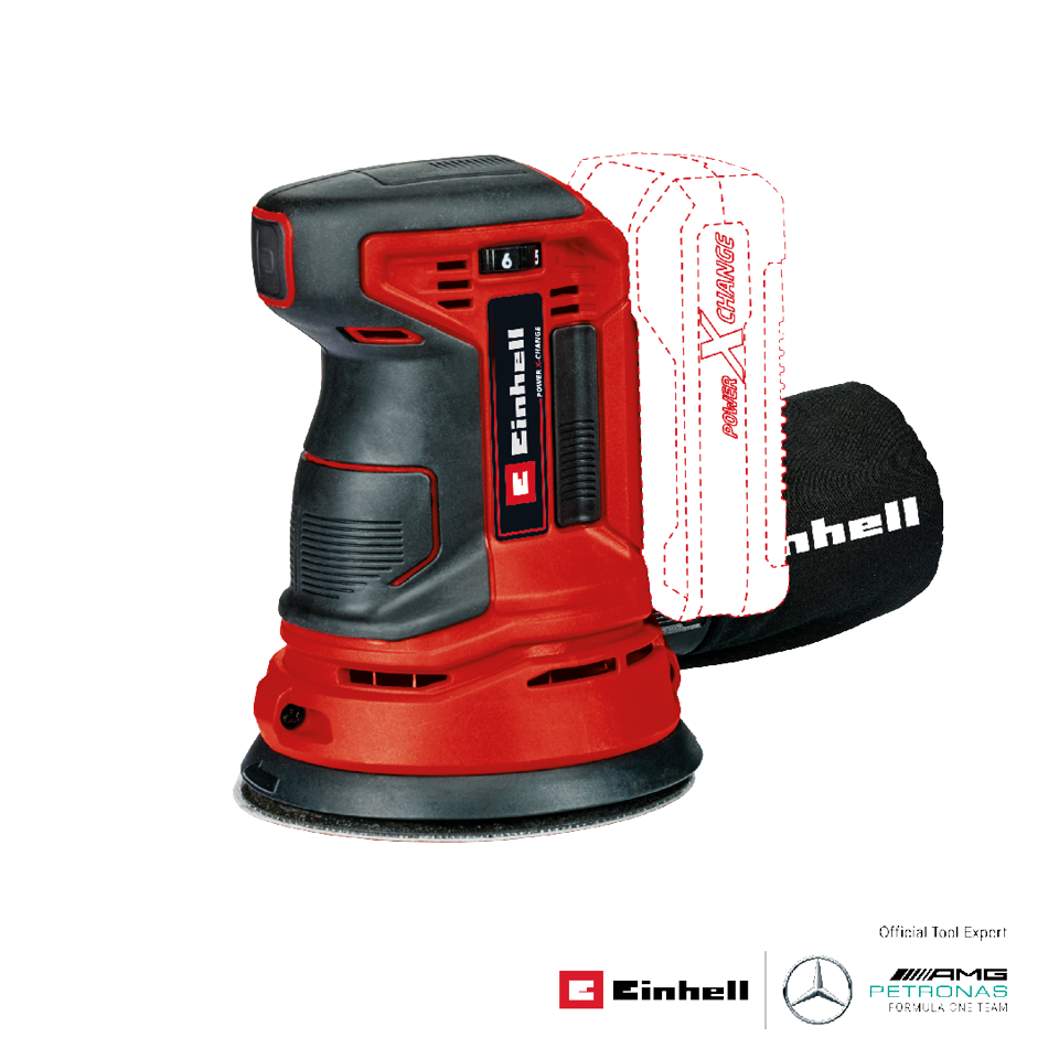 Einhell_Official เครื่องขัดกระดาษทรายแบบกลมไร้สาย รุ่น TE-RS 18 Li-Solo [สินค้าไม่รวมแบตเตอรี่/เครื่องชาร์จ] ราคา 2,720 บาท*ส่งฟรี