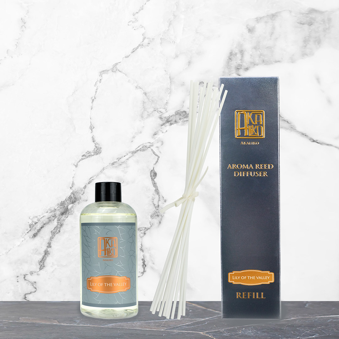 Akaliko Aroma Reed Diffuser Refill 250 ml – อะกาลิโก น้ำหอมชนิดเติม สำหรับก้านไม้หอมปรับอากาศ ก้านไม้หอมกระจายกลิ่น ราคา 1,450 บาท*ส่งฟรี