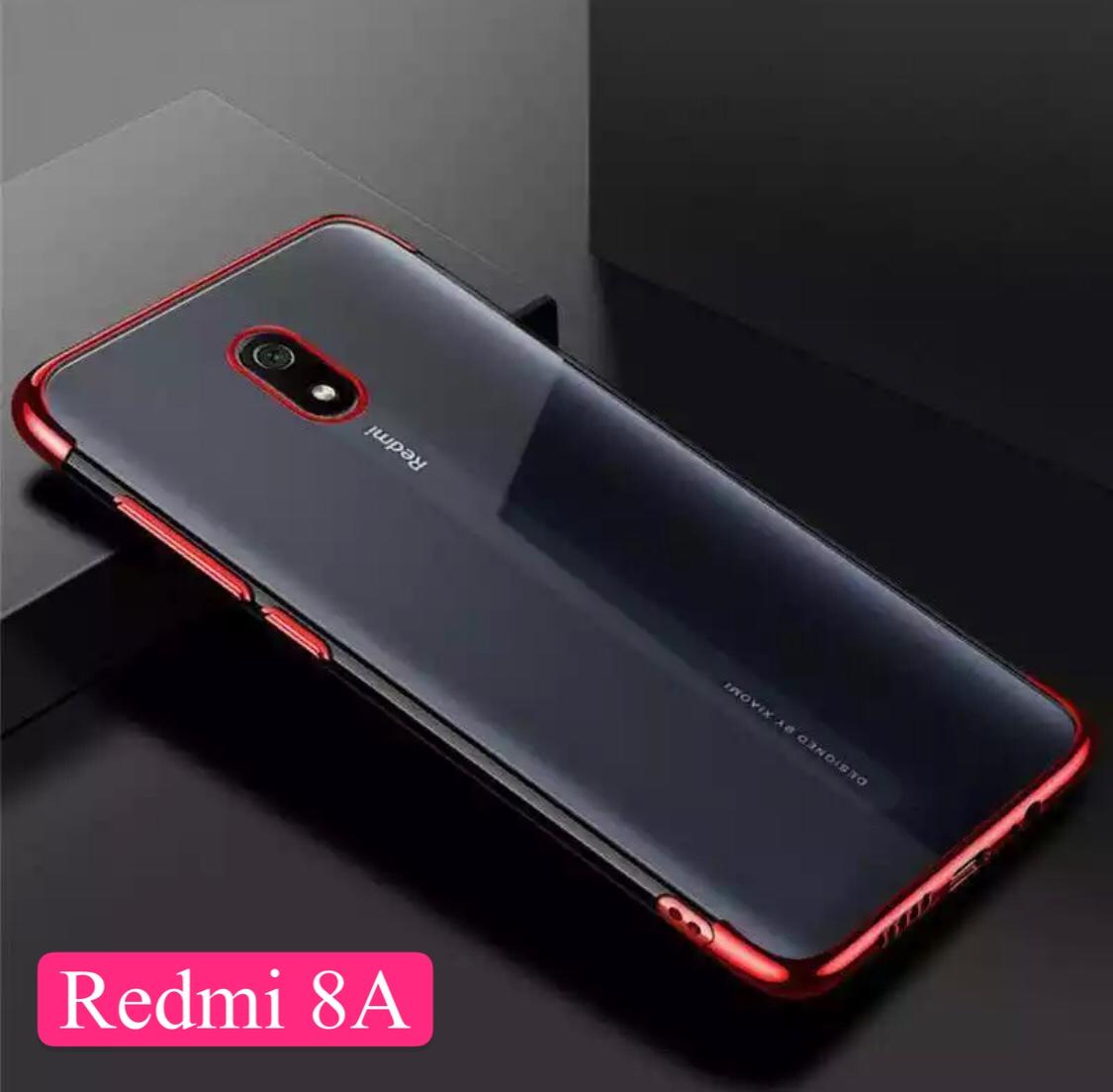 [ส่งจากไทย] Case Xiaomi Redmi 8A เคสเสี่ยวมี่เรดมี่ 8A เคสนิ่ม TPU เคสใสขอบสี สินค้ามาใหม่ รุ่นใหม่ Xiaomi redmi 8a สีดำ สีแดง สีนำเงิน เคสสวยและบาง