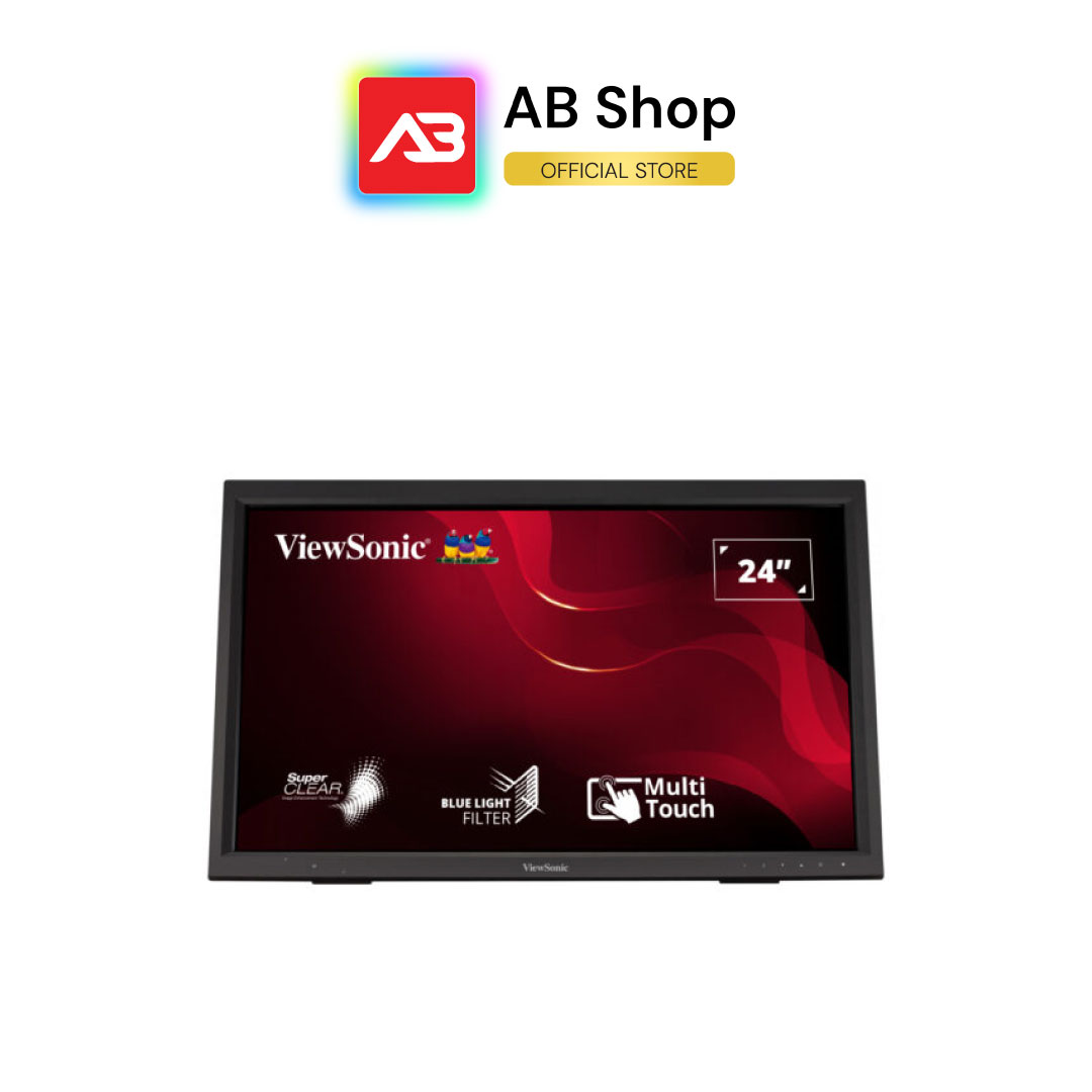 ViewSonic จอมอนิเตอร์แบบสัมผัส 24″ 1920×1080 (FHD) 75Hz รุ่น TD2423 ราคา 9,390 บาท*ส่งฟรี
